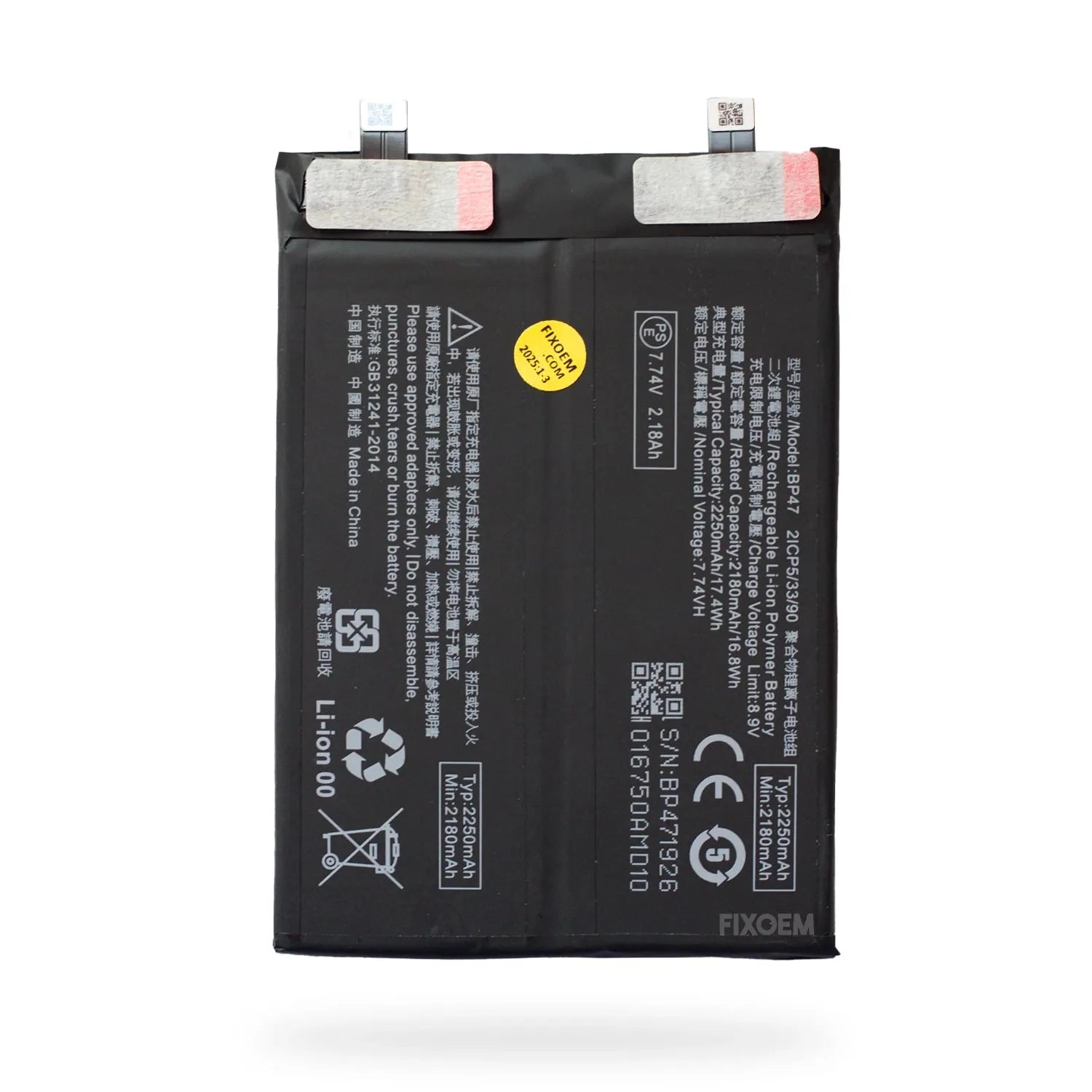 Batería Xiaomi Redmi Note 11 Pro Plus BP47 |+4,000 reseñas 4.9/5 | recibe en 2 días