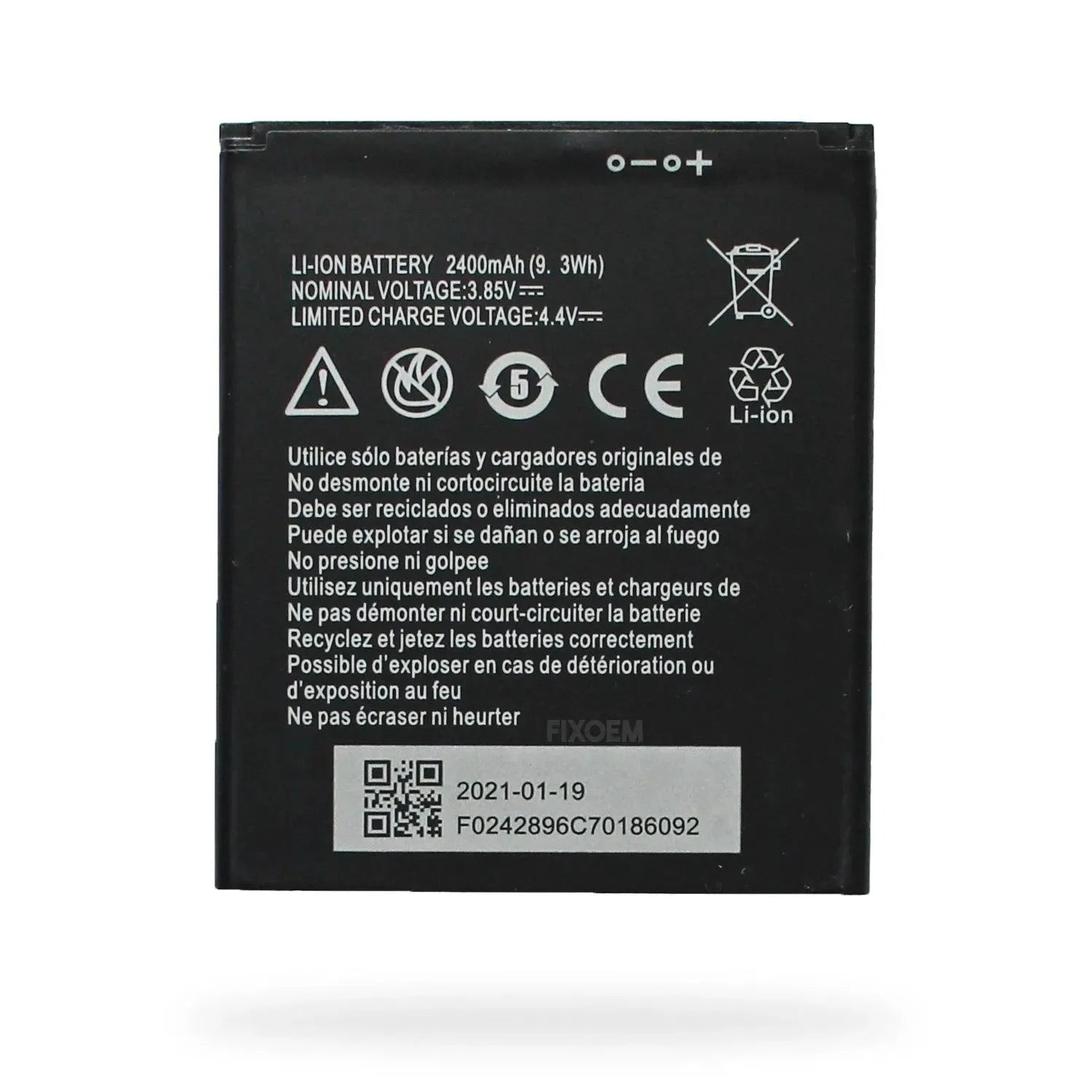 Bateria Zte A520 A521 Li3824T44P4H716043. |+4,000 reseñas 4.9/5 | recibe en 2 días