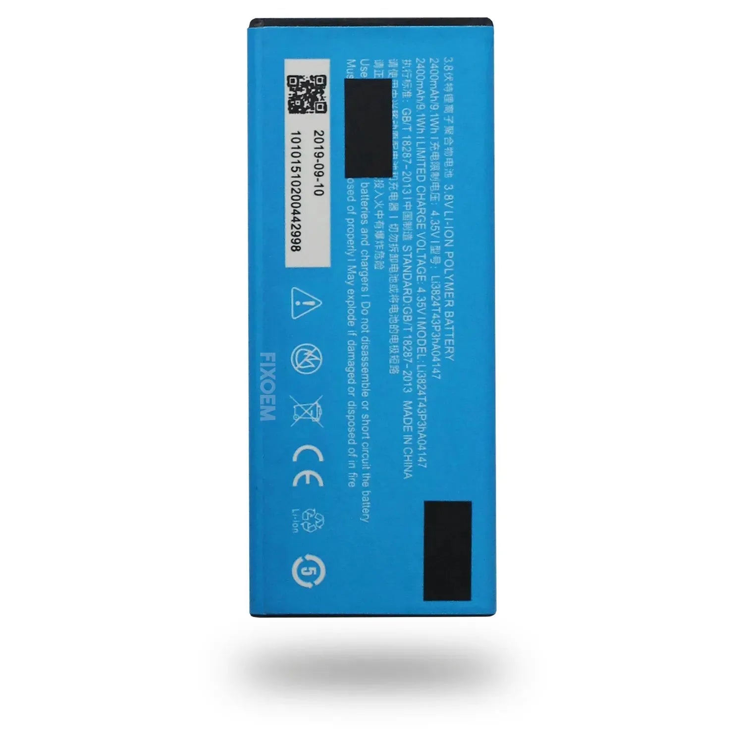 Bateria Zte Blade L3 Plus Li3824T43P3Ha04147. |+4,000 reseñas 4.9/5 | recibe en 2 días