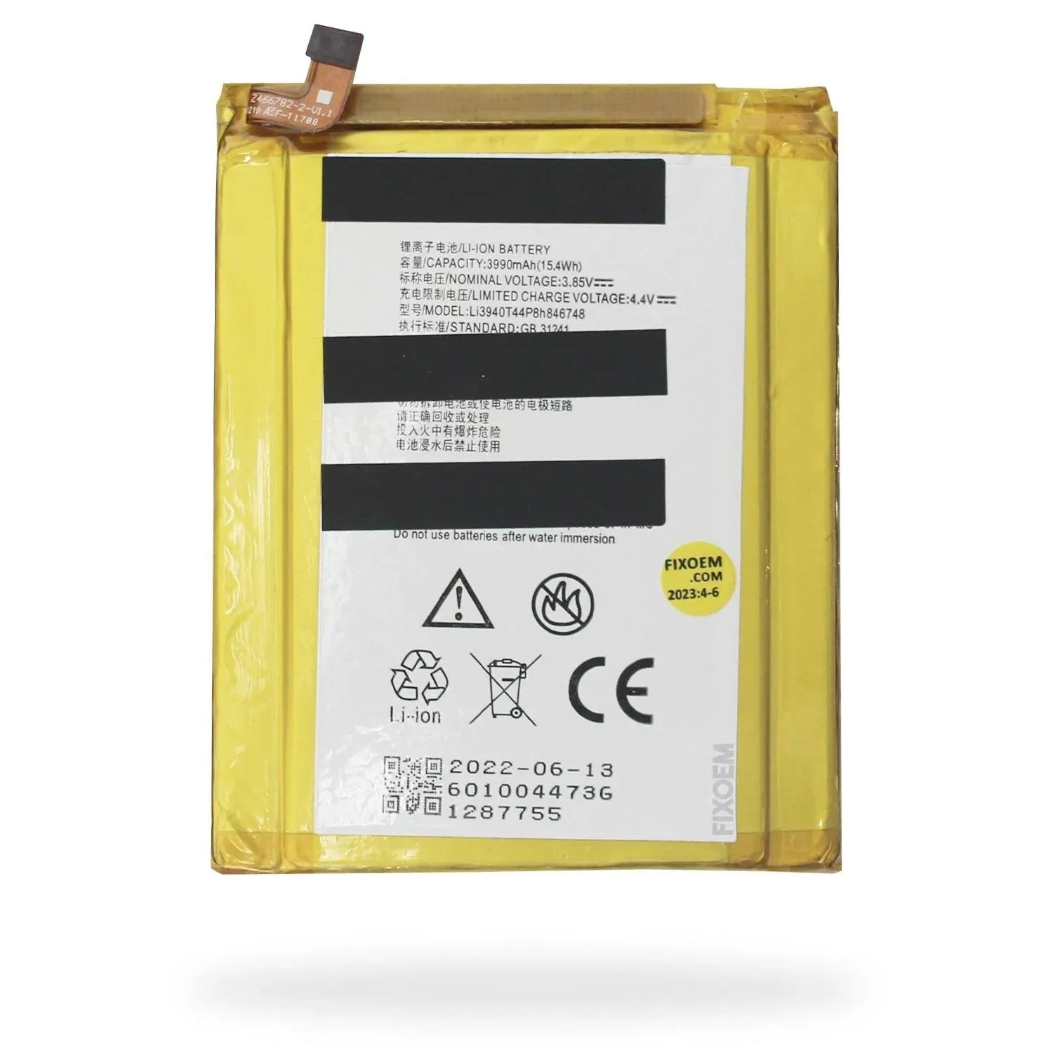 Bateria Zte Max Xl / Max 3 N9560 Li3940T44P8H846748. |+4,000 reseñas 4.9/5 | recibe en 2 días