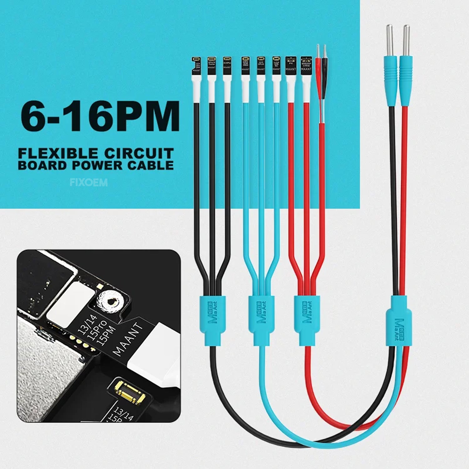 Pulpo Cable Alimentacion Arranque Iphone 6-16 Pro Max Ma Ant Py-2 Soft