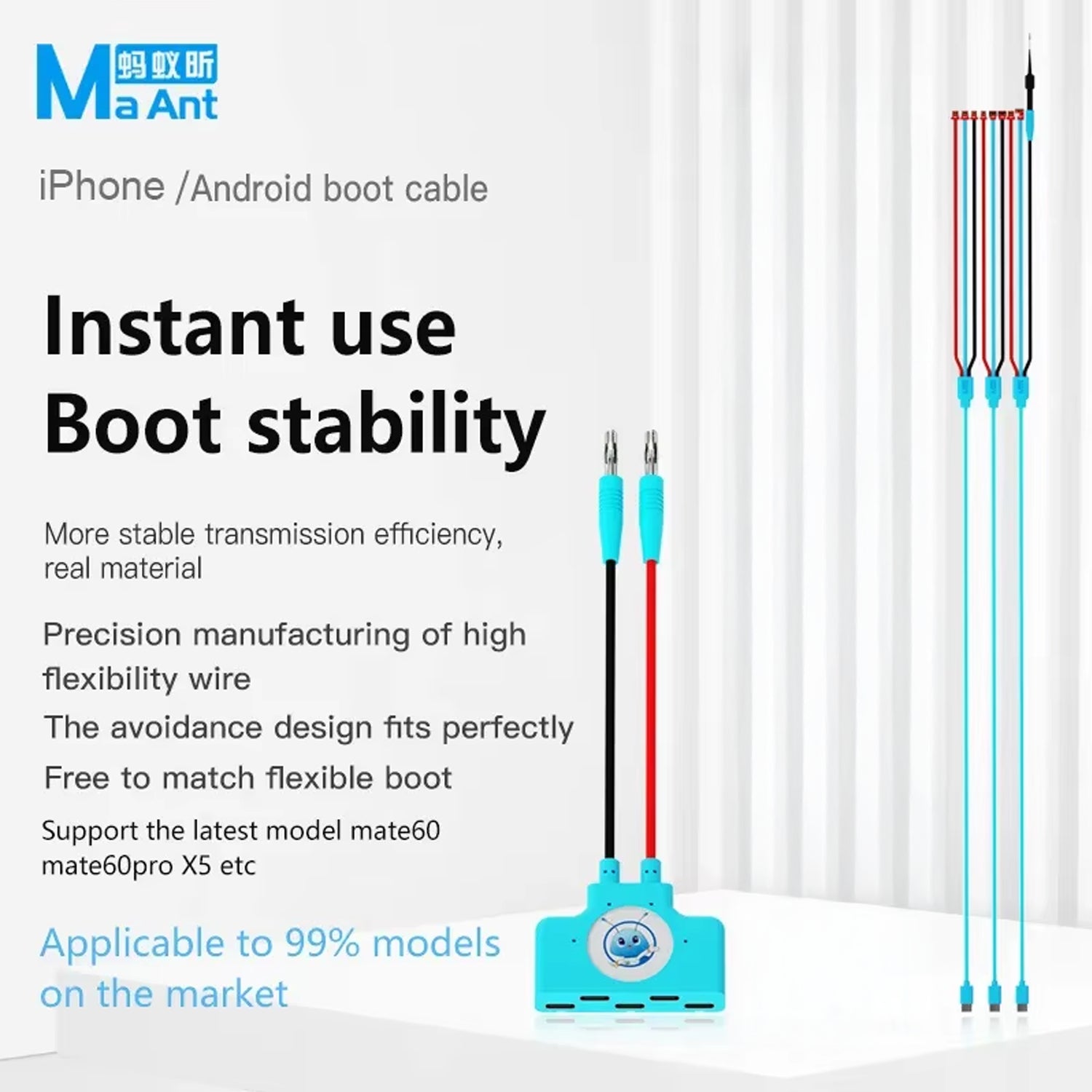 Pulpo Cable Encendido Suave Iphone 6-16 Pro Max Ma Ant Kj-04