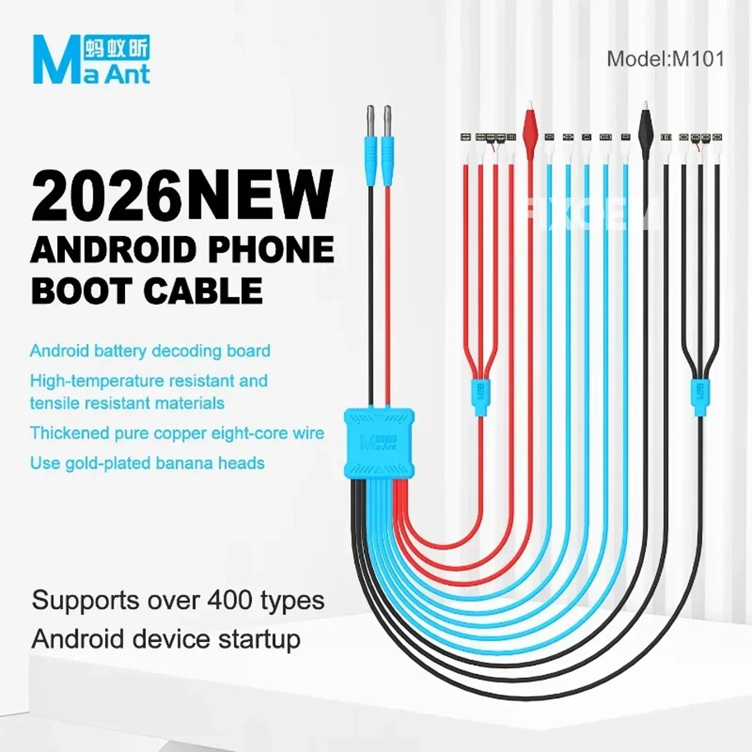 Cable Pulpo Arranque Universal MA ANT M101 |+5,000 reseñas 4.9/5 | recibe express 2 días