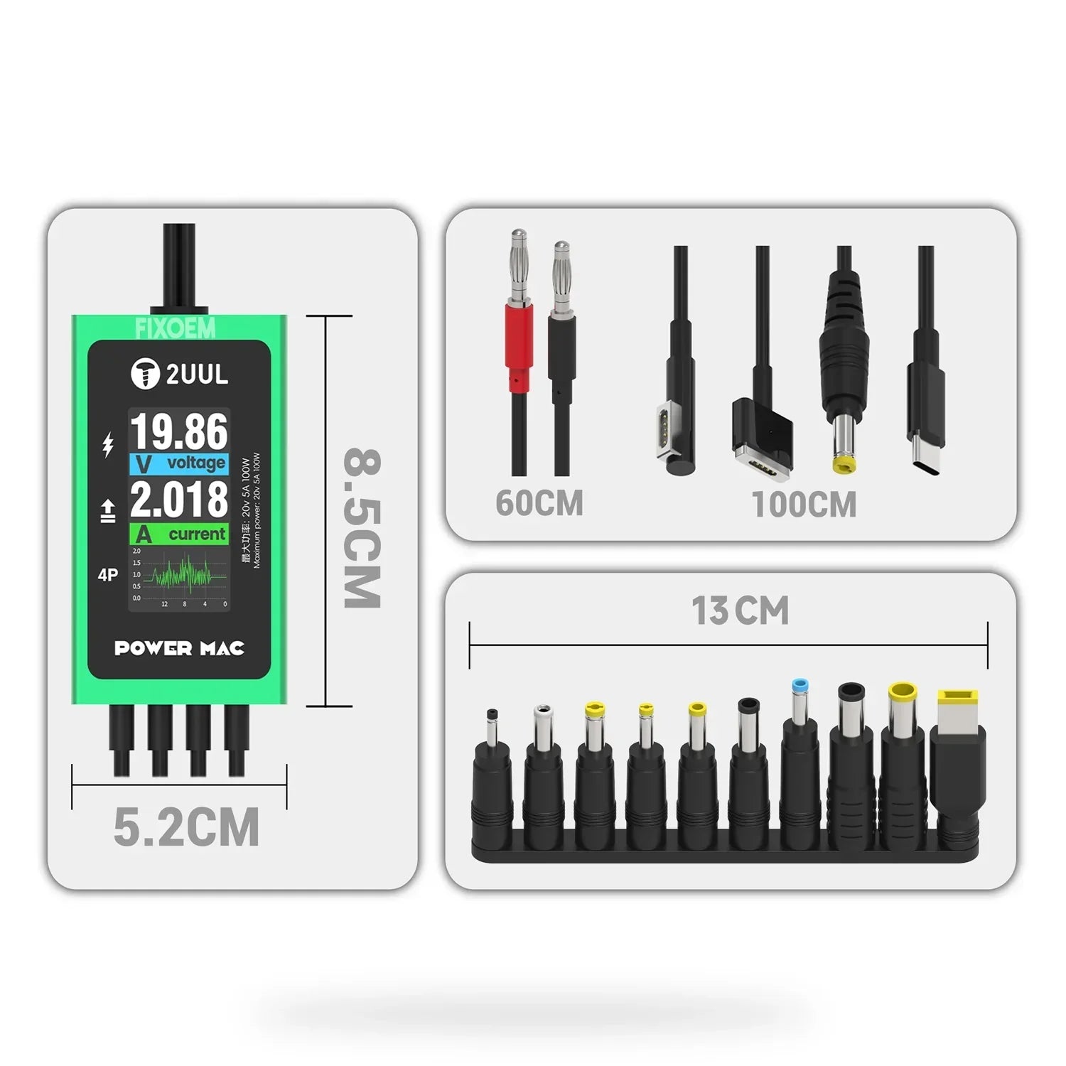 Cable Pulpo Probador Activacion Mac PC Computadora Diagnostico Reparacion 2Uul Pw08 |+5,000 reseñas 4.9/5 | recibe express 2 días