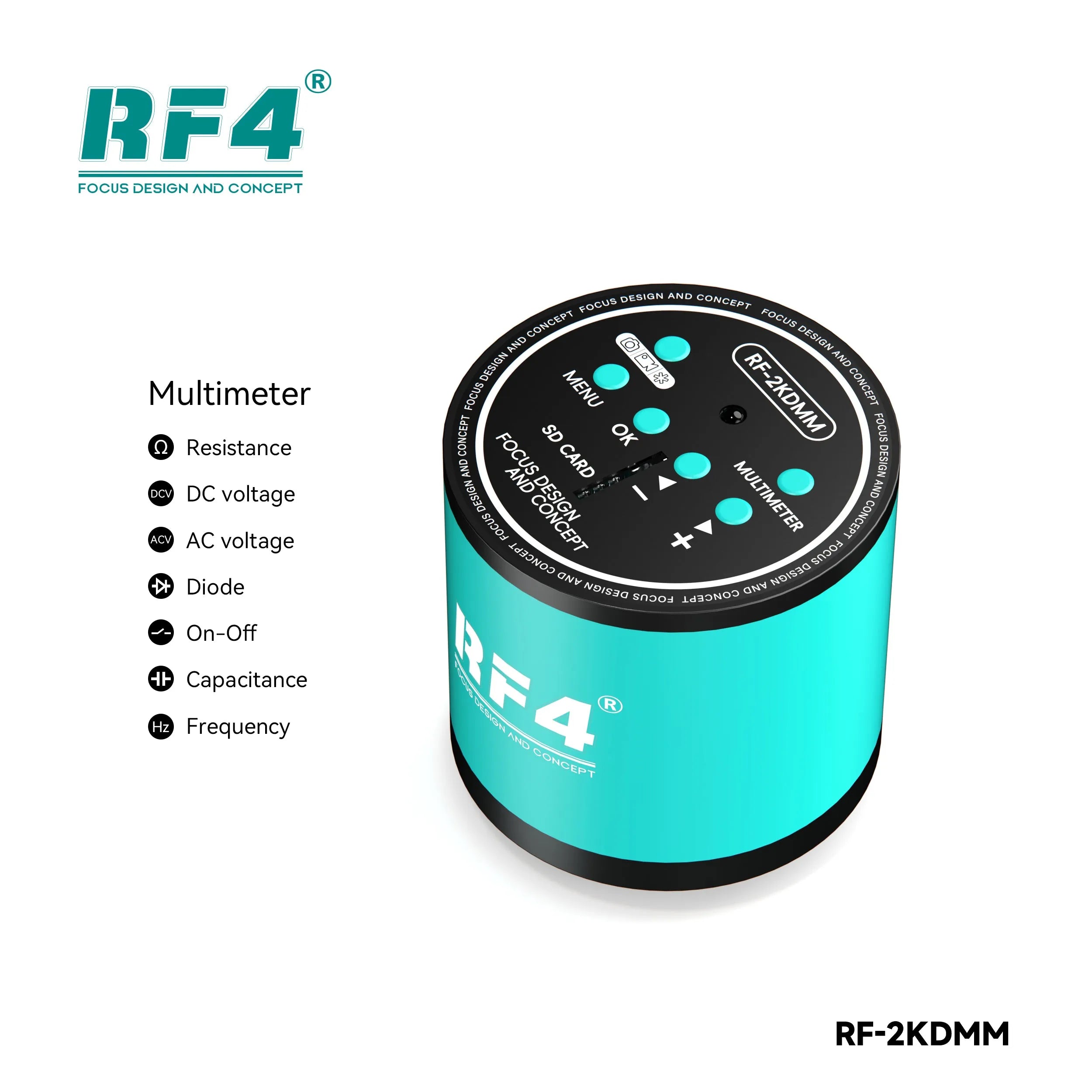 Camara con Multimetro Microscopio Rf4 Rf-2Kdmm |+4,000 reseñas 4.9/5 | recibe en 2 días