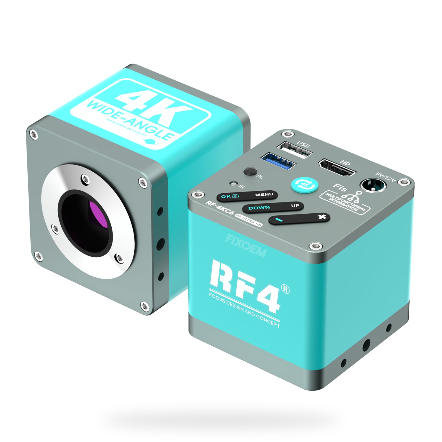 Camara Microscopio 4K +hub Rf4 Rf-4Kc6