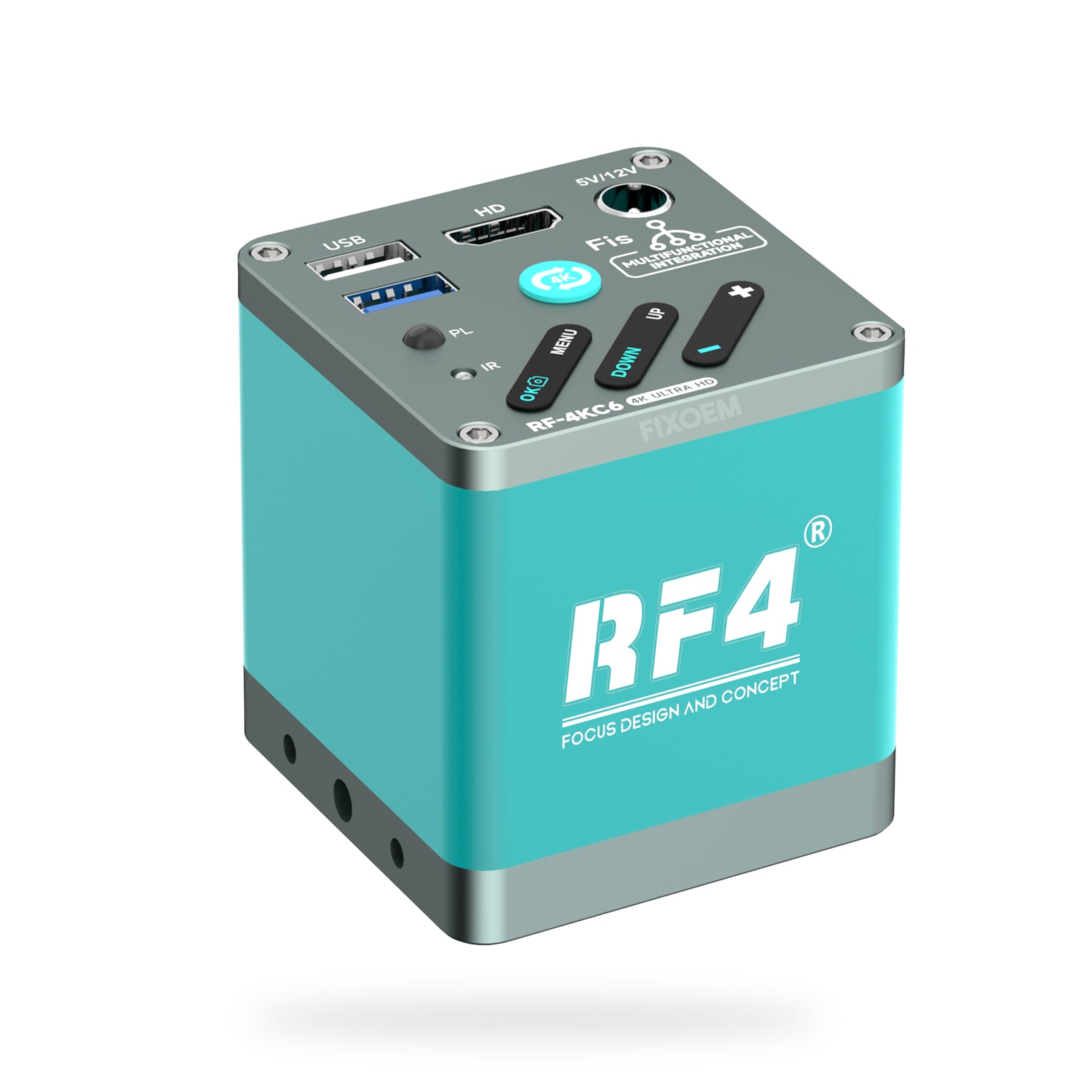 Camara Microscopio 4K +hub Rf4 Rf-4Kc6