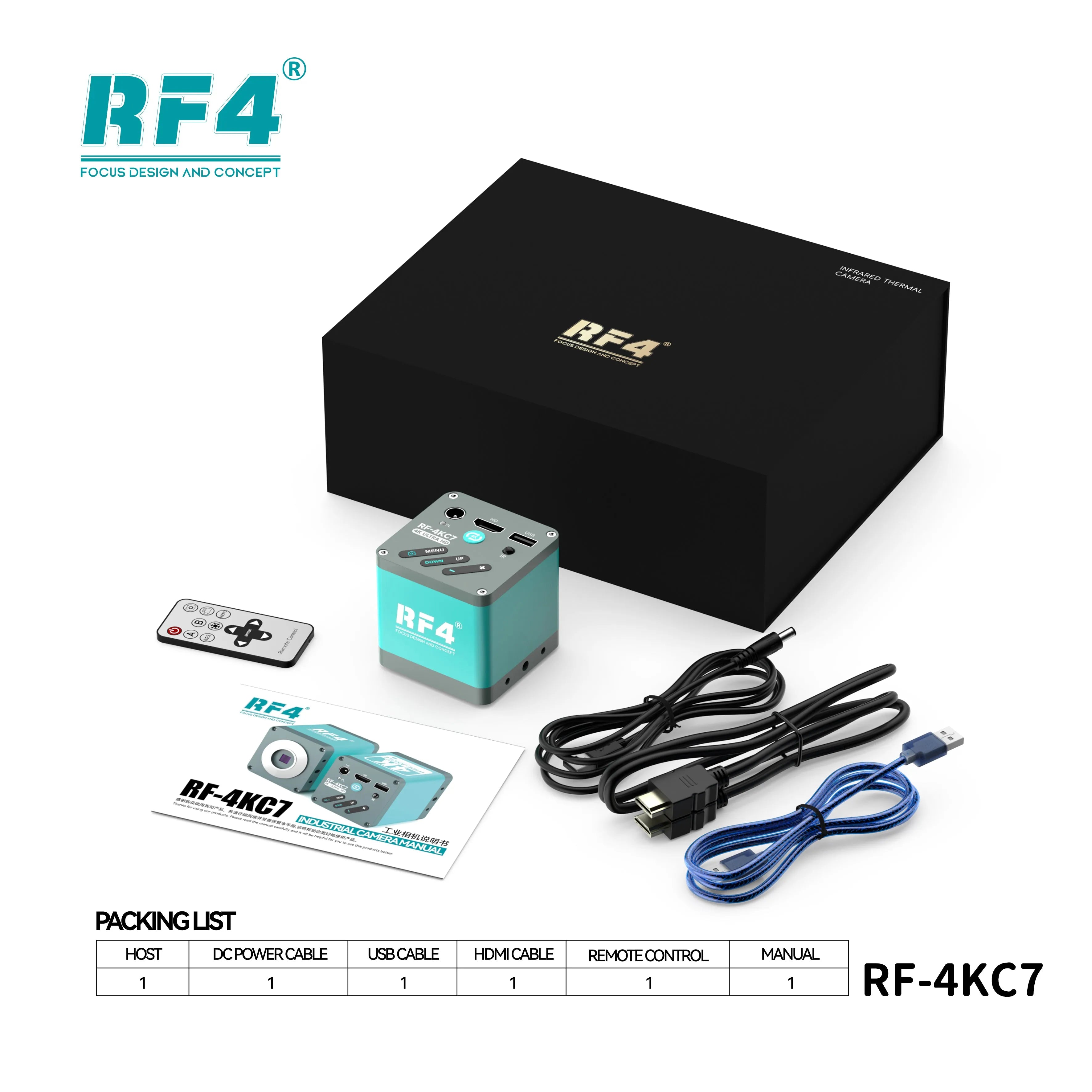 Camara Microscopio Rf4 Rf-4Kc7 |+4,000 reseñas 4.9/5 | recibe en 2 días