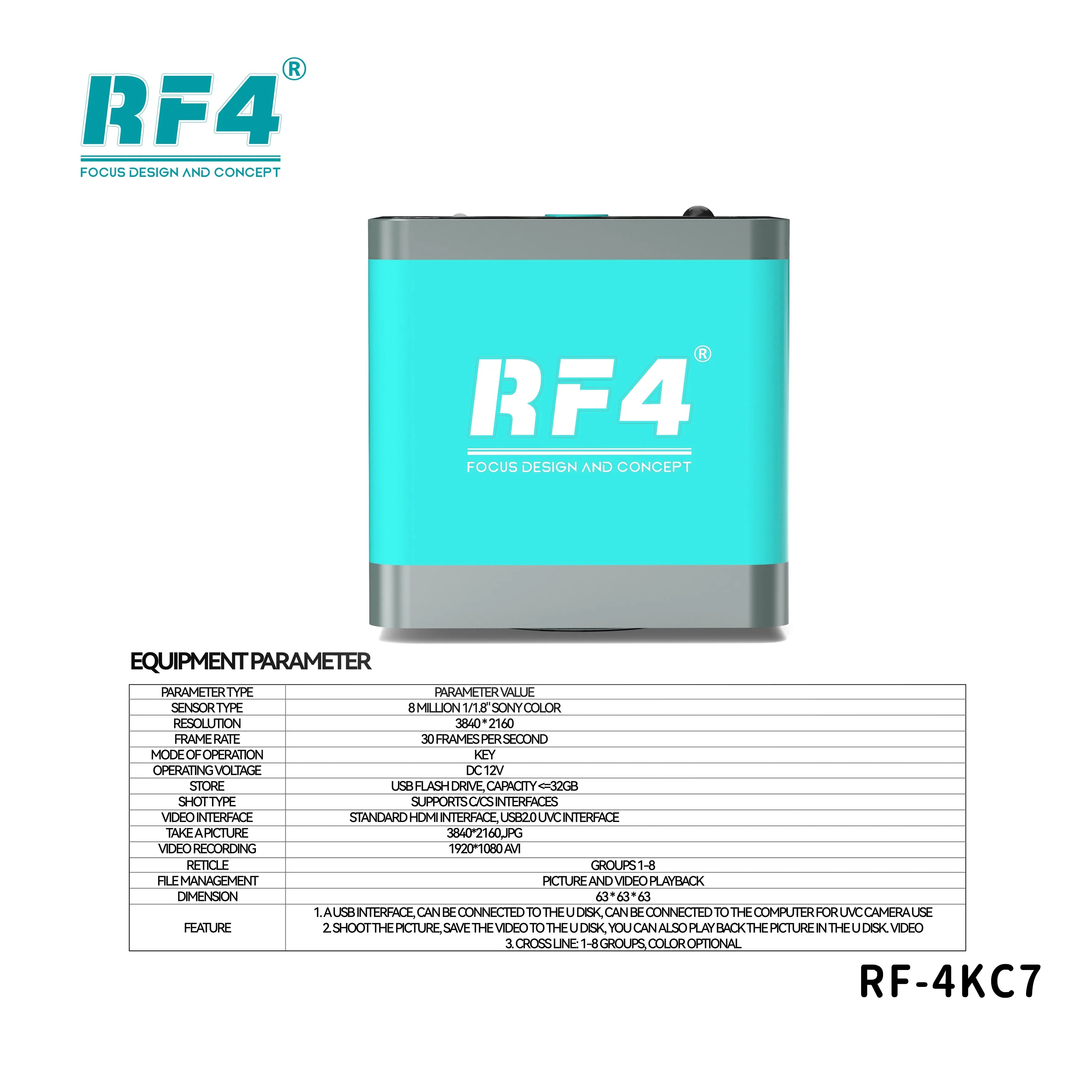 Camara Microscopio Rf4 Rf-4Kc7 |+4,000 reseñas 4.9/5 | recibe en 2 días