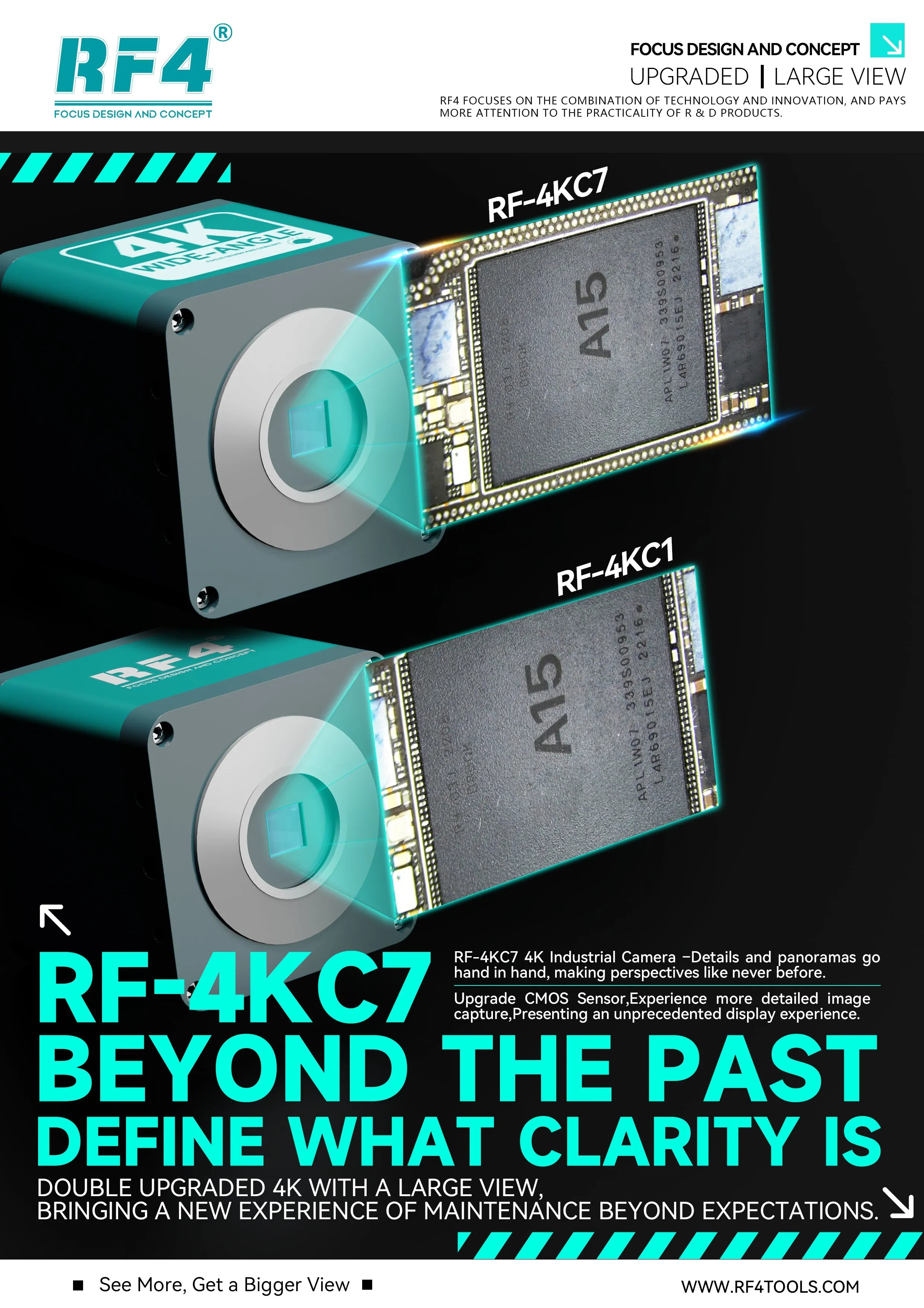 Camara Microscopio Rf4 Rf-4Kc7 |+4,000 reseñas 4.9/5 | recibe en 2 días