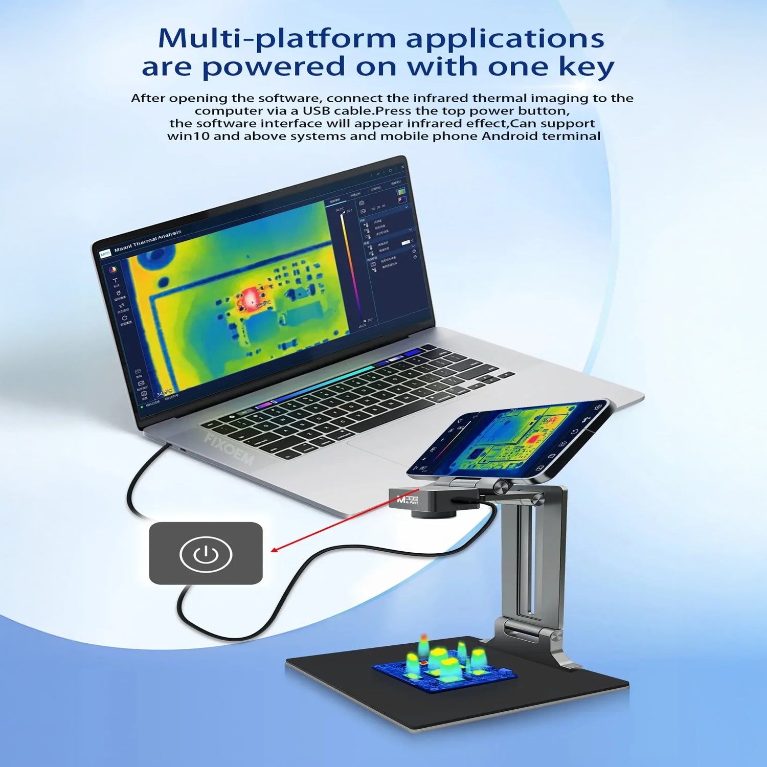 Camara Termica Infrarroja Ma Ant RC-3 4K HD