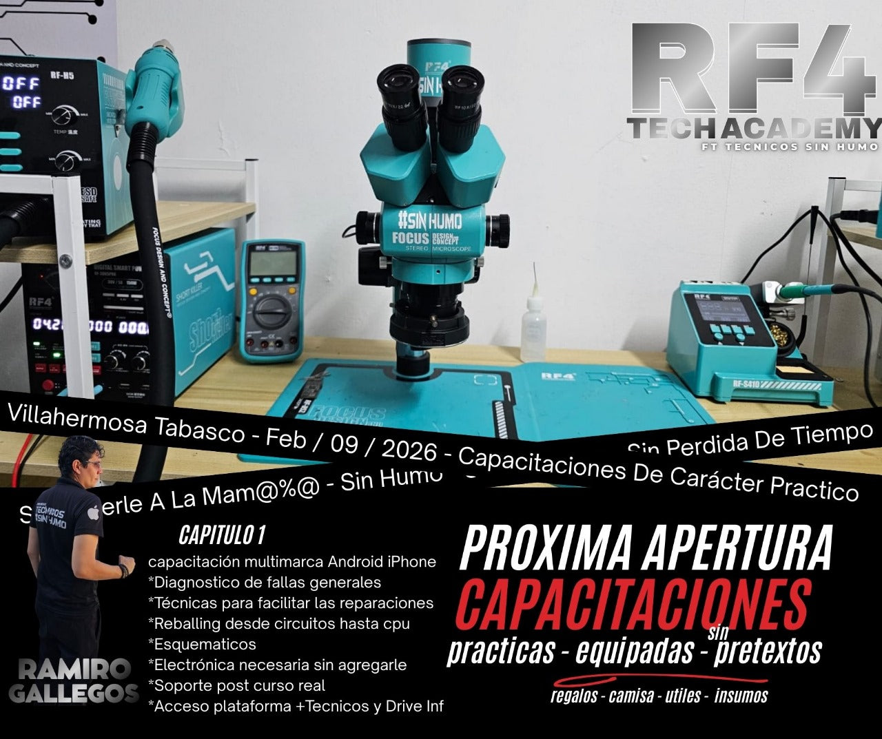 Capacitación extrema de fallas comunes en el taller.