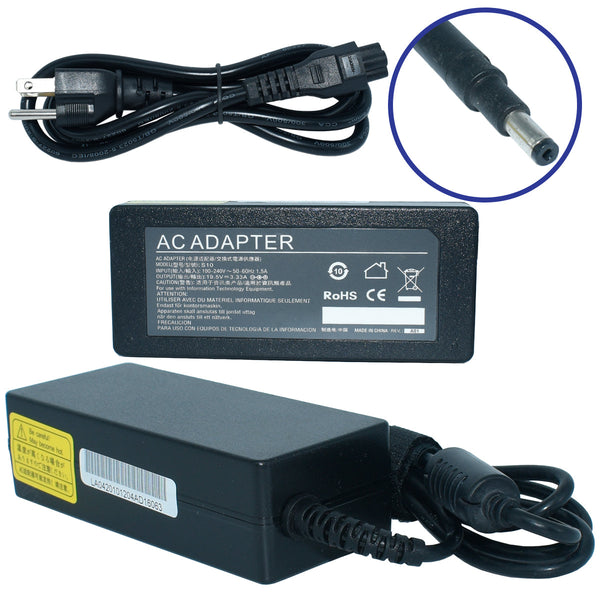 Cargador Adaptador Corriente 65W 19V-3.33A (4.8*1.7mm BULLET) Marca EKO