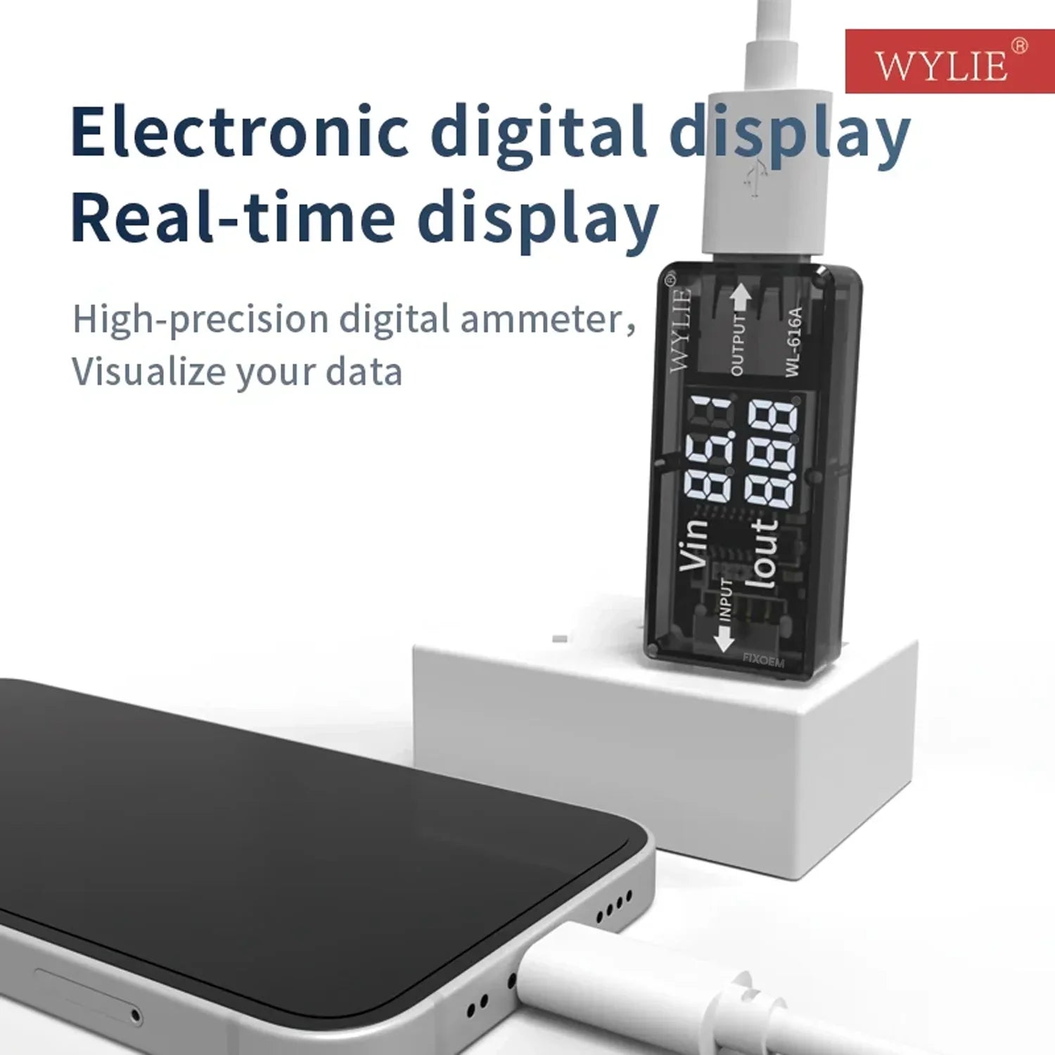 Detector Tester USB Corriente Wylie 616A |+4,000 reseñas 4.9/5 | recibe en 2 días