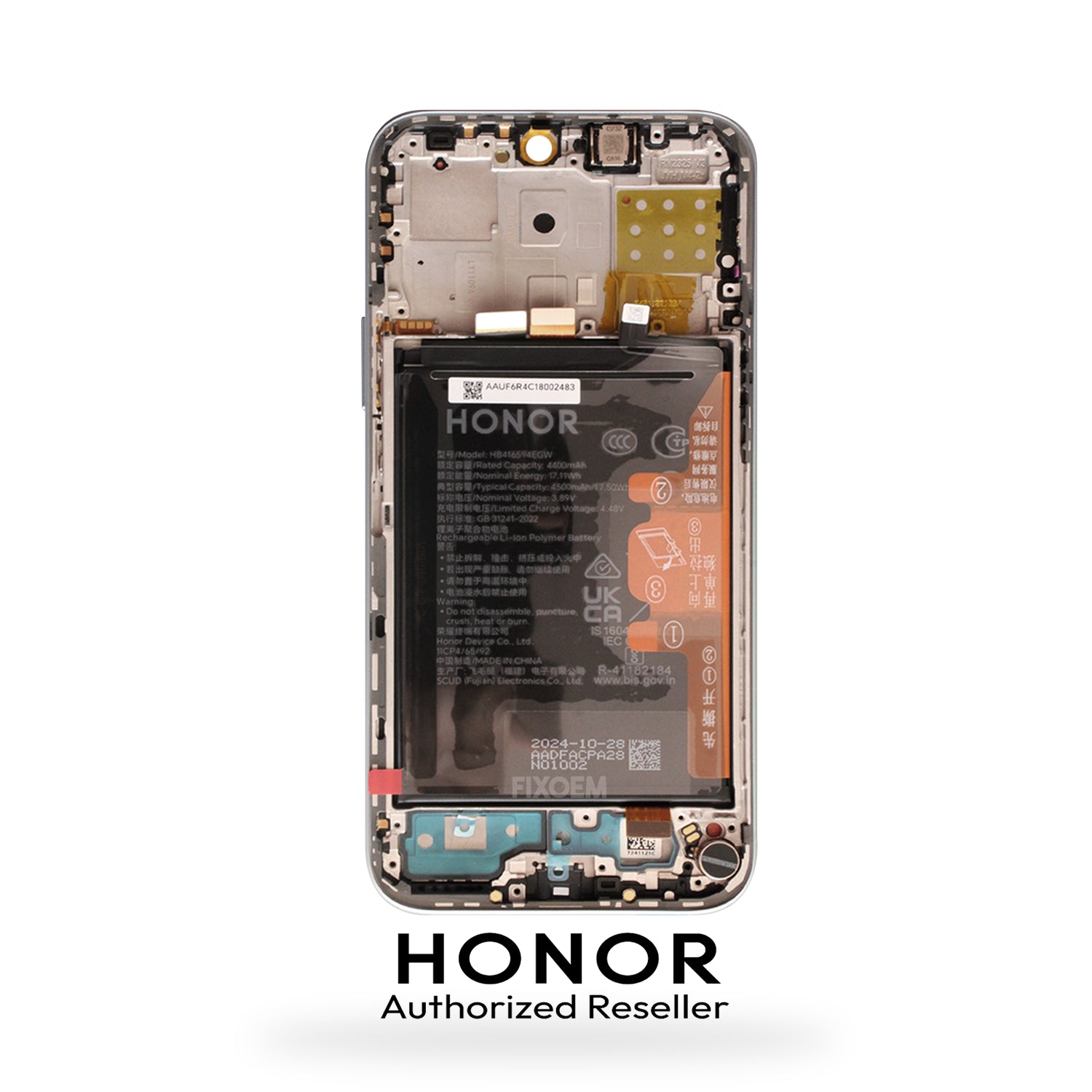 Display Honor Original 200 Lite / X8B C/Bateria C/Marco Plata