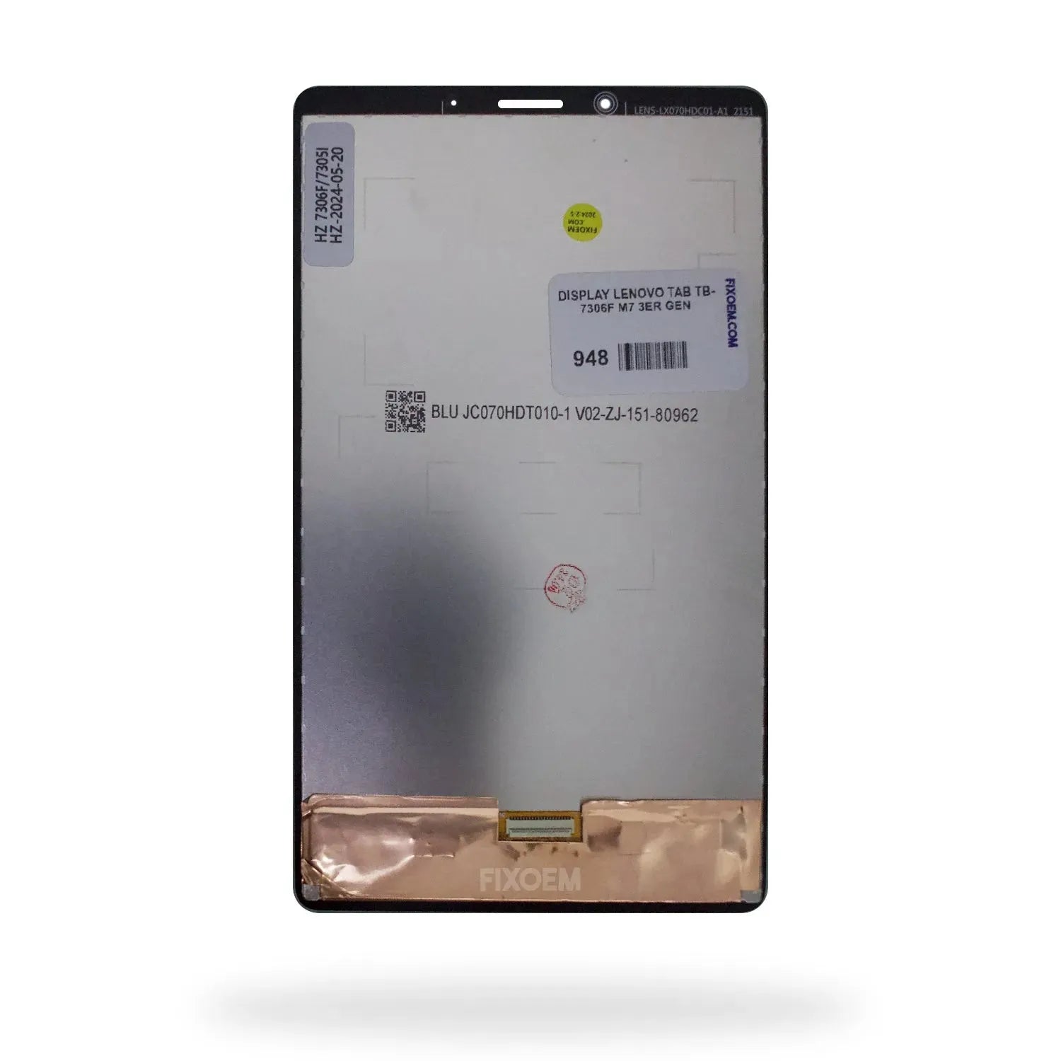 Display Lenovo M7 3a Gen Tab Tb-7306F -X |+4,000 reseñas 4.9/5 | recibe en 2 días