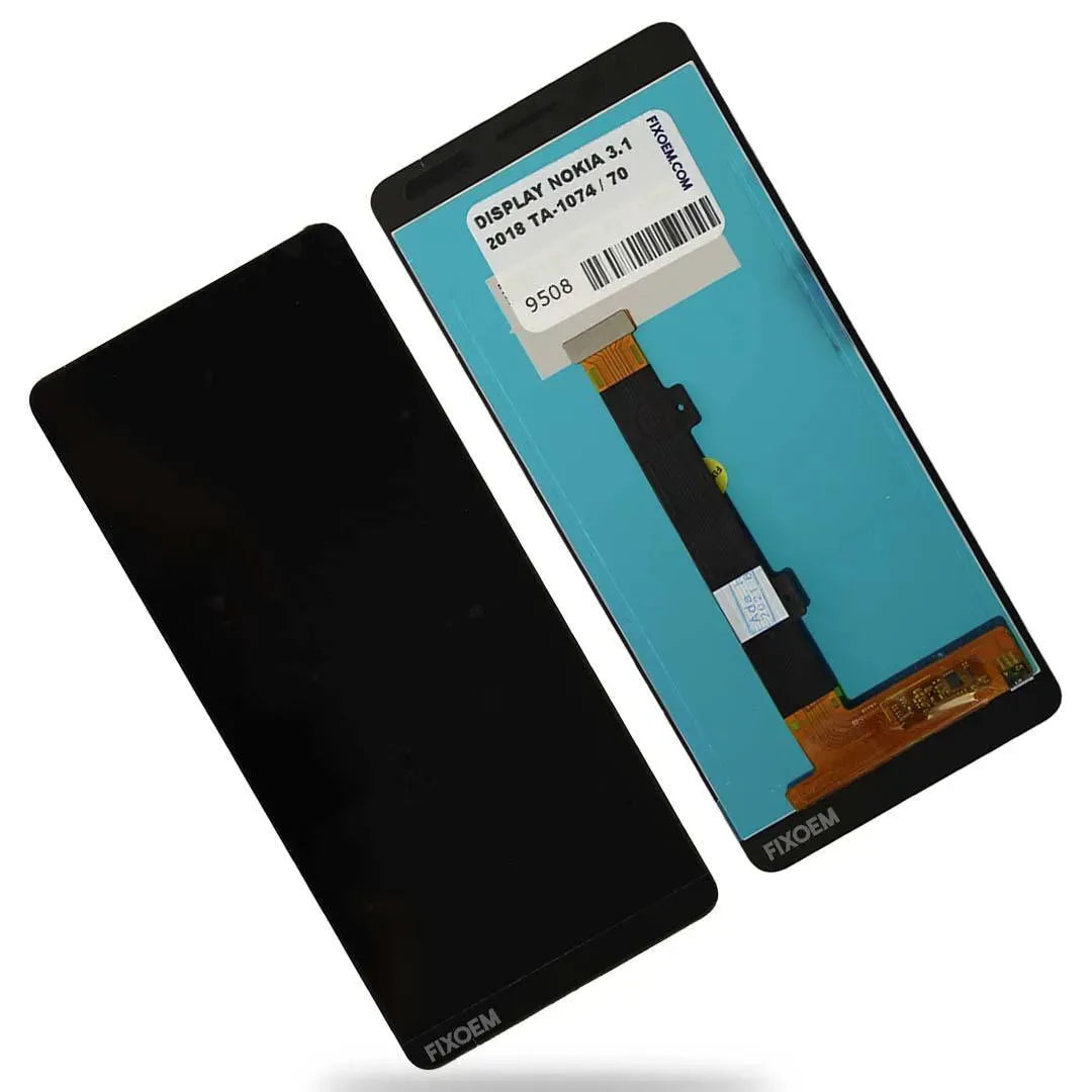 Display Nokia 3.1 2018 IPS Ta-1074. |+4,000 reseñas 4.9/5 | recibe en 2 días