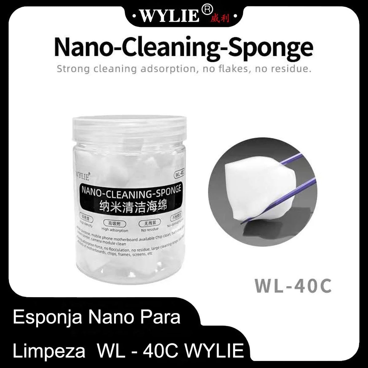 Esponja Limpiadora WYLIE WL-40C