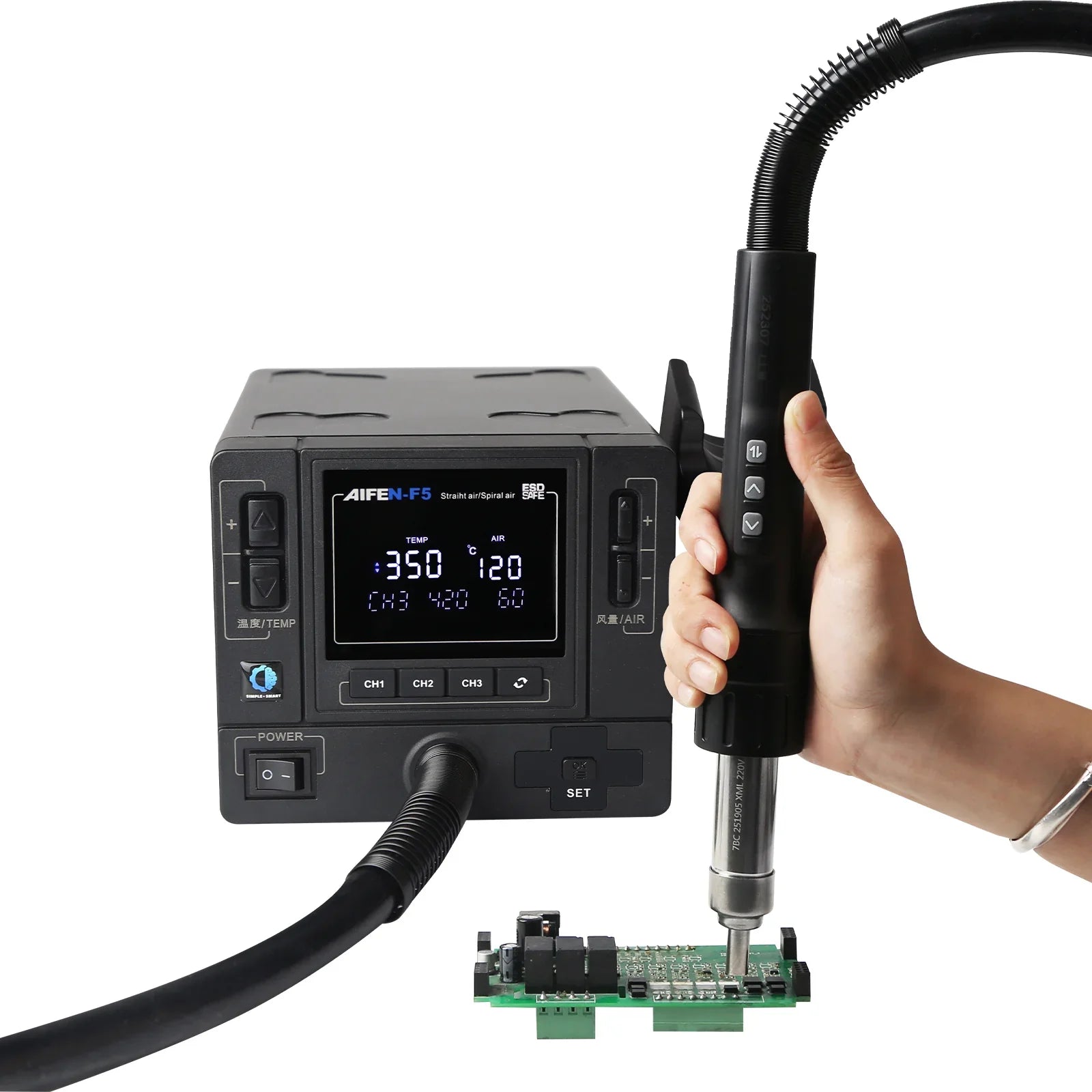 Estacion Calor AIFEN F5 Pro |+4,000 reseñas 4.9/5 | recibe en 2 días