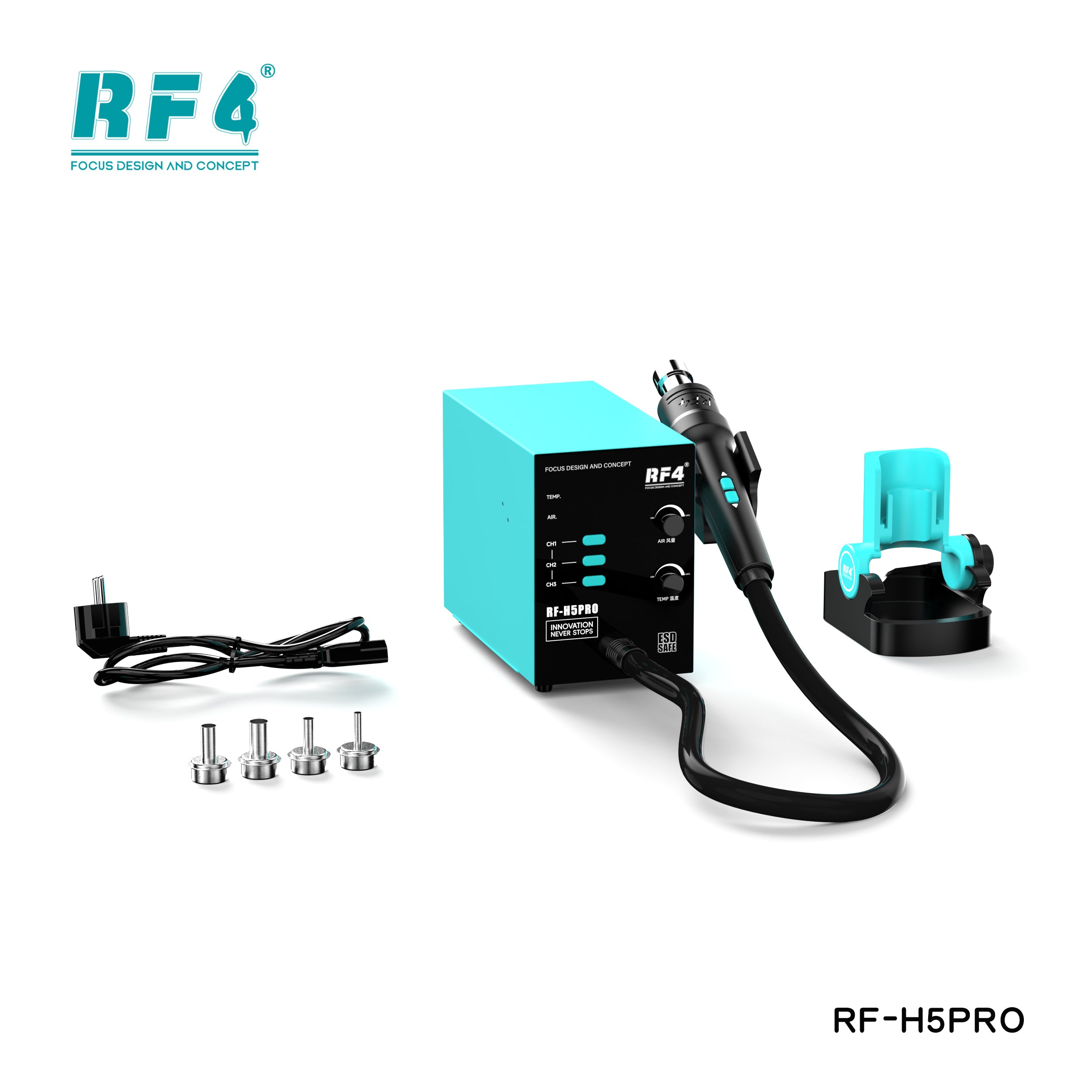 Estacion Calor Rf4 Rf-H5 Pro