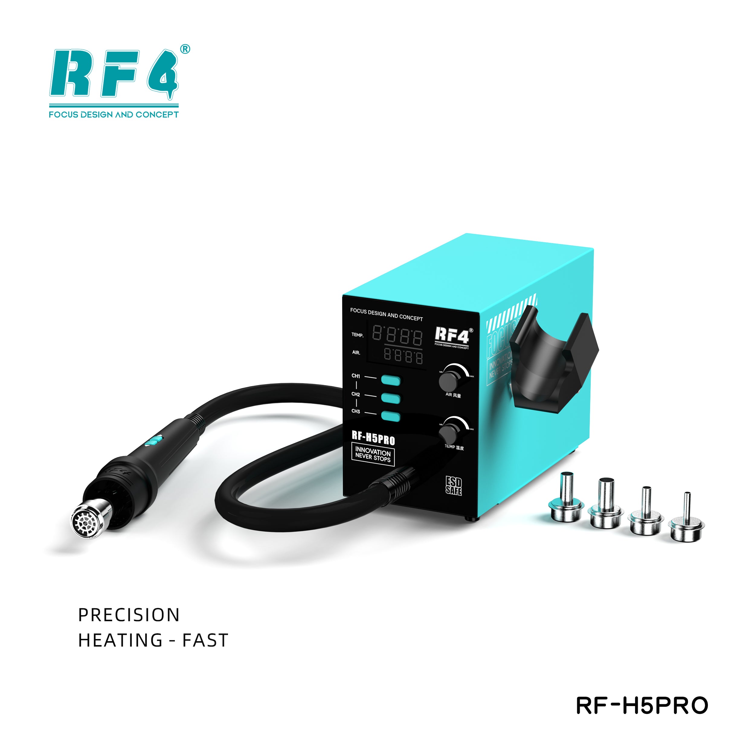 Estacion Calor Rf4 Rf-H5 Pro