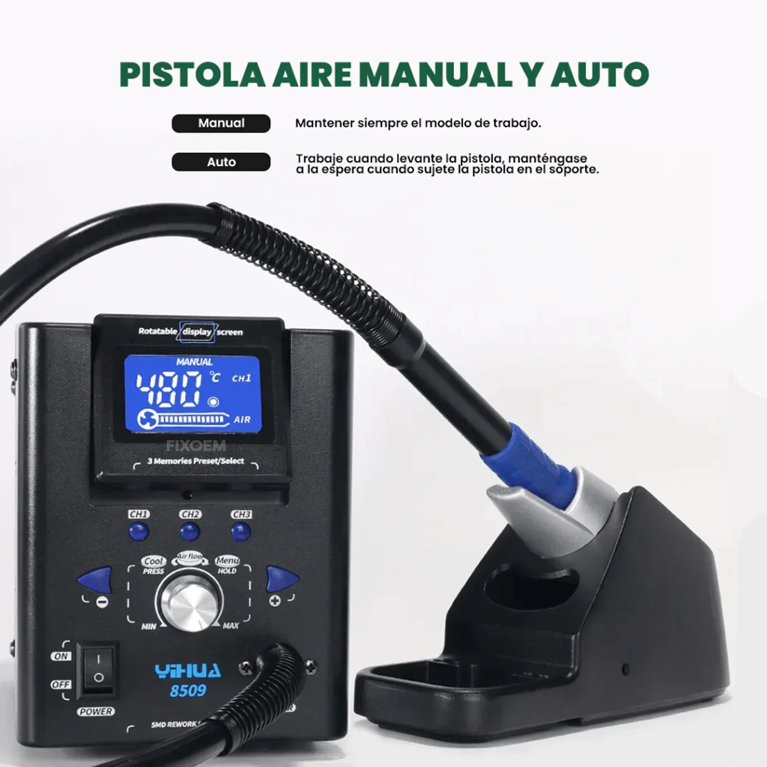 Estacion De Calor Yihua 8509 |+4,000 reseñas 4.9/5 | recibe en 2 días