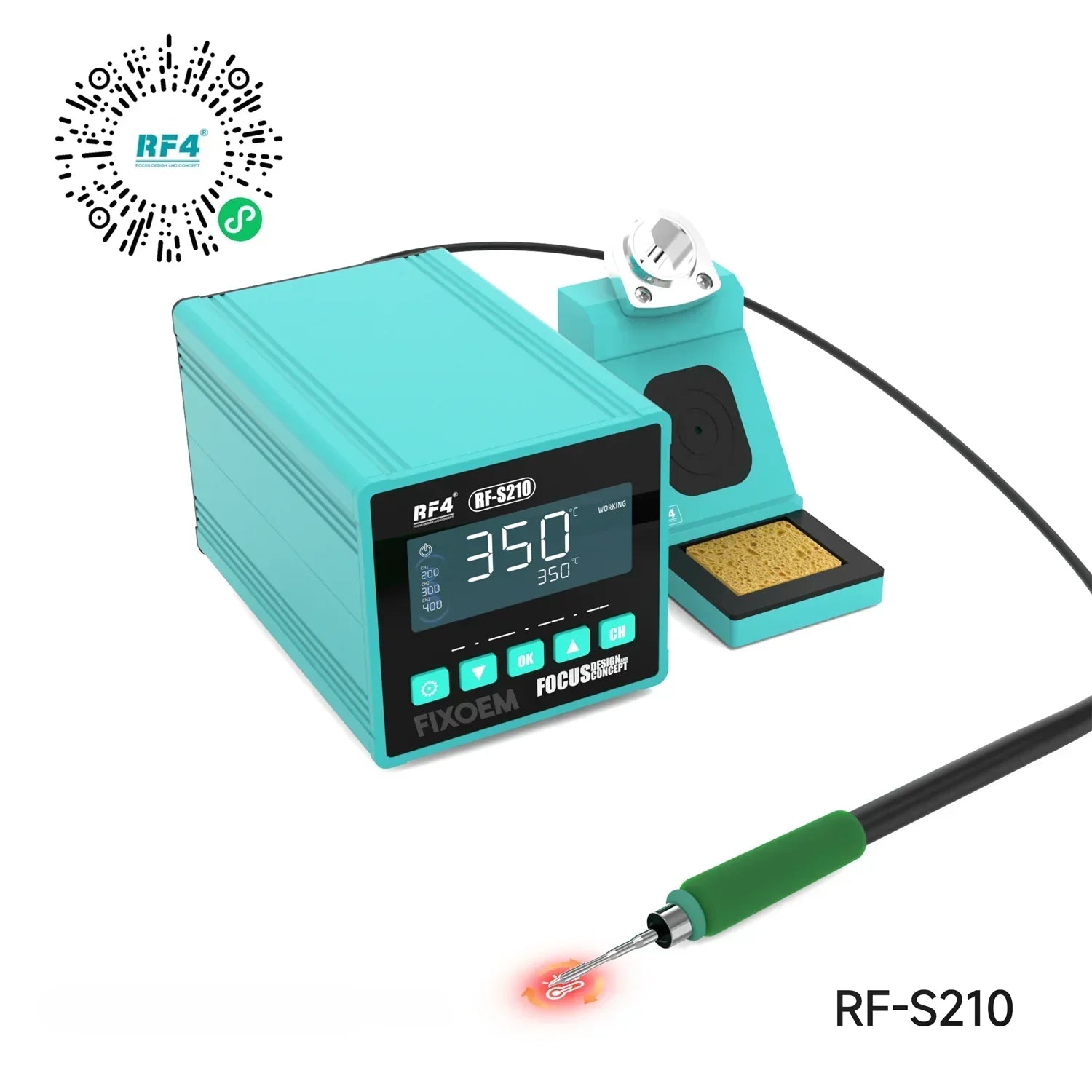 Estación Soldar Cautin RF4 RF-S210 |+5,000 reseñas 4.9/5 | recibe express 2 días