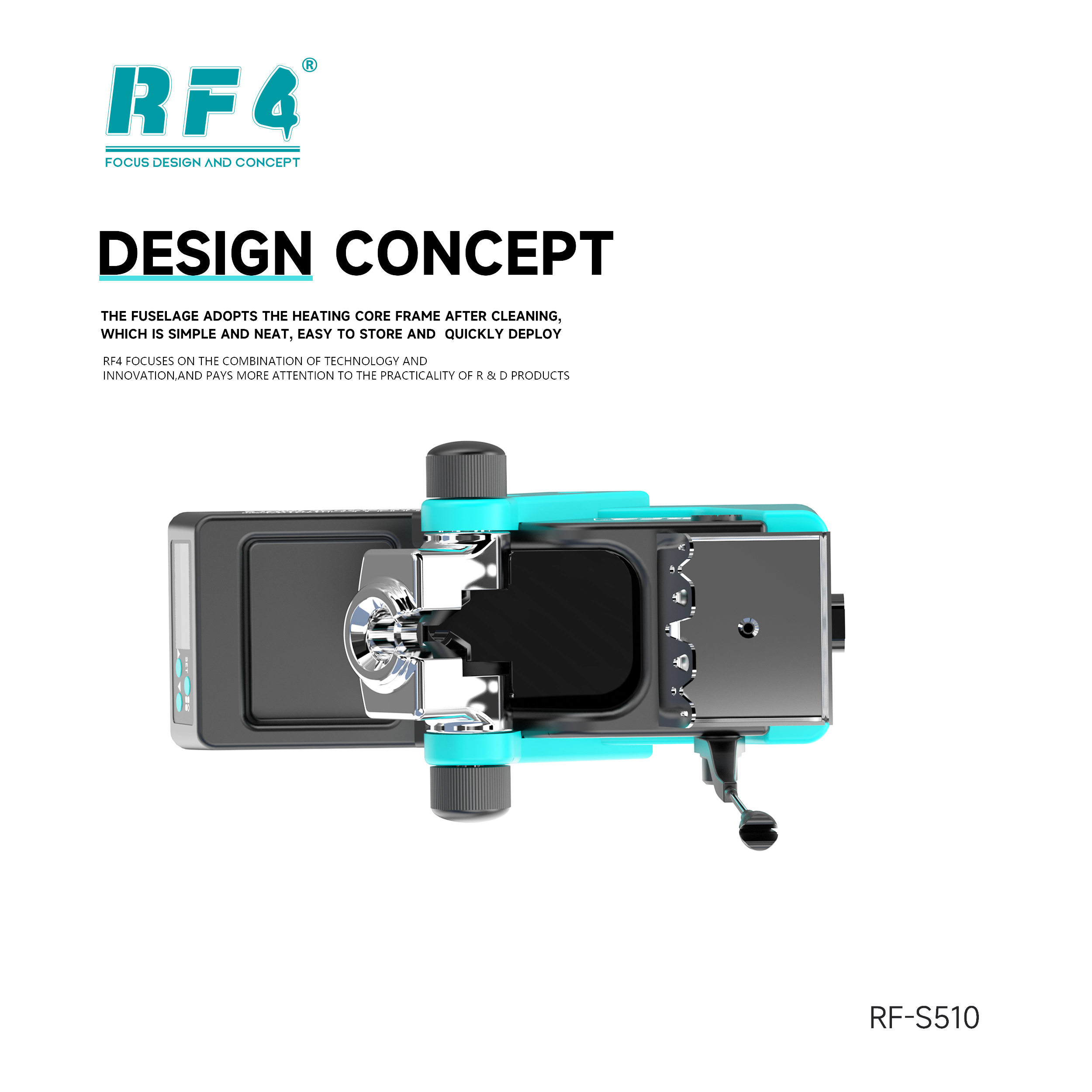Estacion Soldar Cautin Rf4 Rf-S510