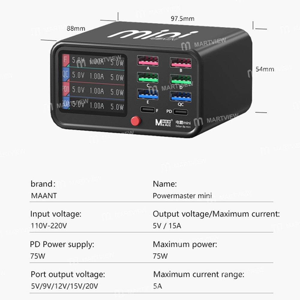 Multi Cargador Ma Ant Dianba Mini+ |+4,000 reseñas 4.9/5 | recibe en 2 días