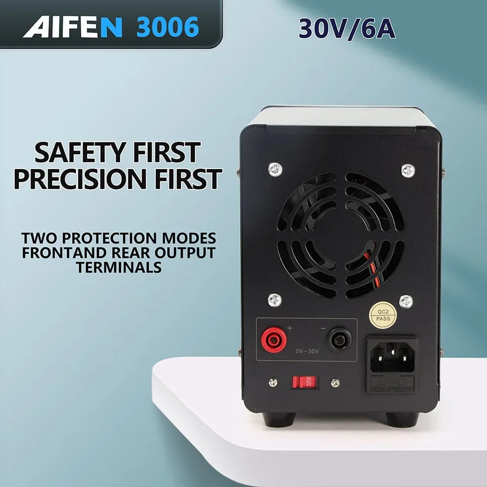 Fuente Poder Regulable AIFEN 3006 30V/6A |+4,000 reseñas 4.9/5 | recibe en 2 días