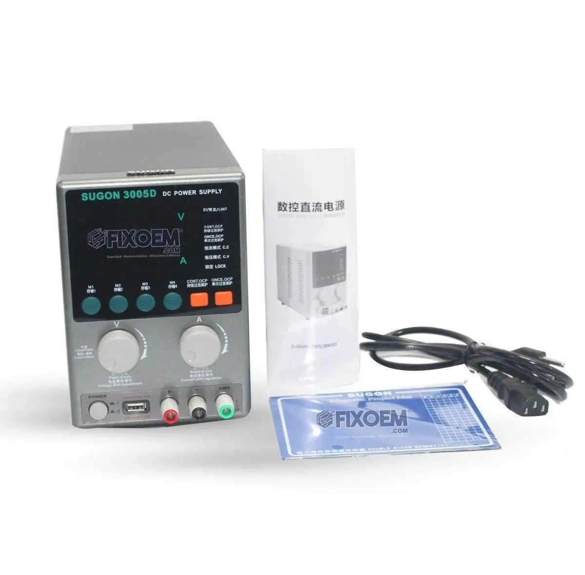 Fuente Regulable Poder Sugon 3005D 30V 5A |+4,000 reseñas 4.9/5 | recibe en 2 días