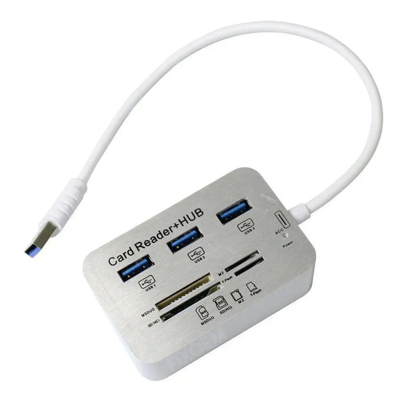 Hub Multipuerto Usb 3.0/3.1 3 Puertos + Lector Sd |+5,000 reseñas 4.9/5 | recibe express 2 días