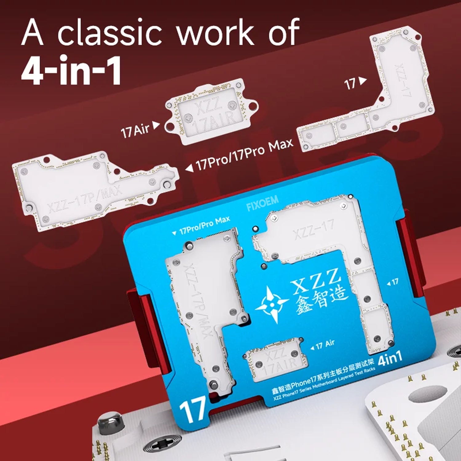 Isocket Placa Base Prueba XZZ Iphone 17 Air / 17 Pro / 17 Pro Max