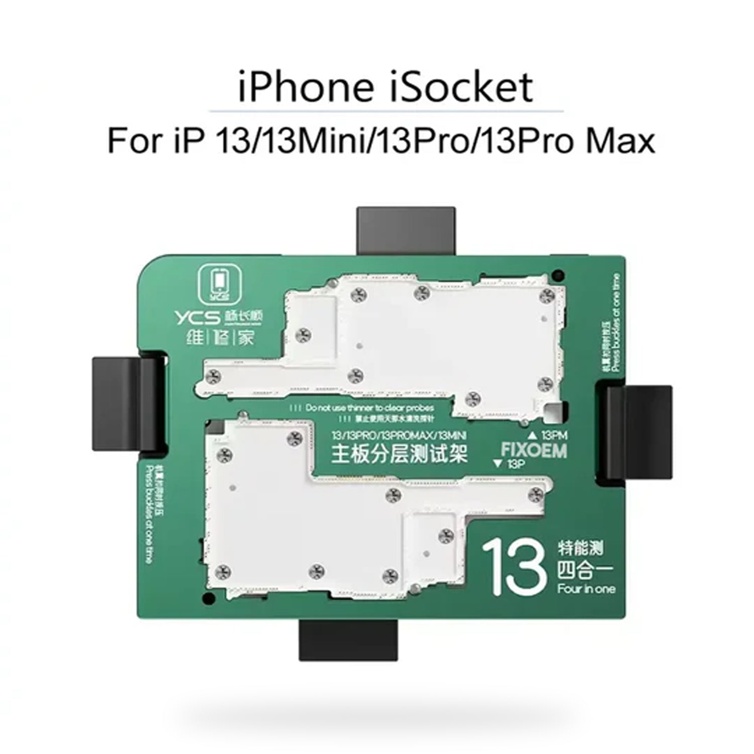 Isocket Soporte Prueba Placa Base Iphone 13 Mini / Pro / Pro / Max Ycs |+4,000 reseñas 4.9/5 | recibe en 2 días