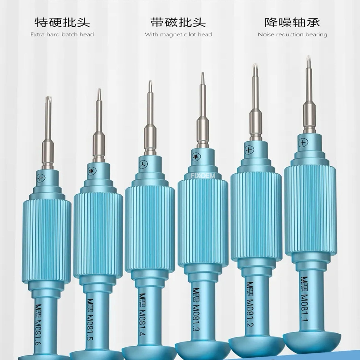 Kit Desarmadores Serie Blue Fatty MA ANT M081