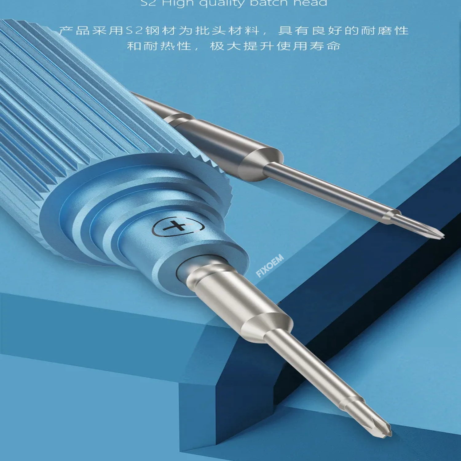 Kit Desarmadores Serie Blue Fatty MA ANT M081