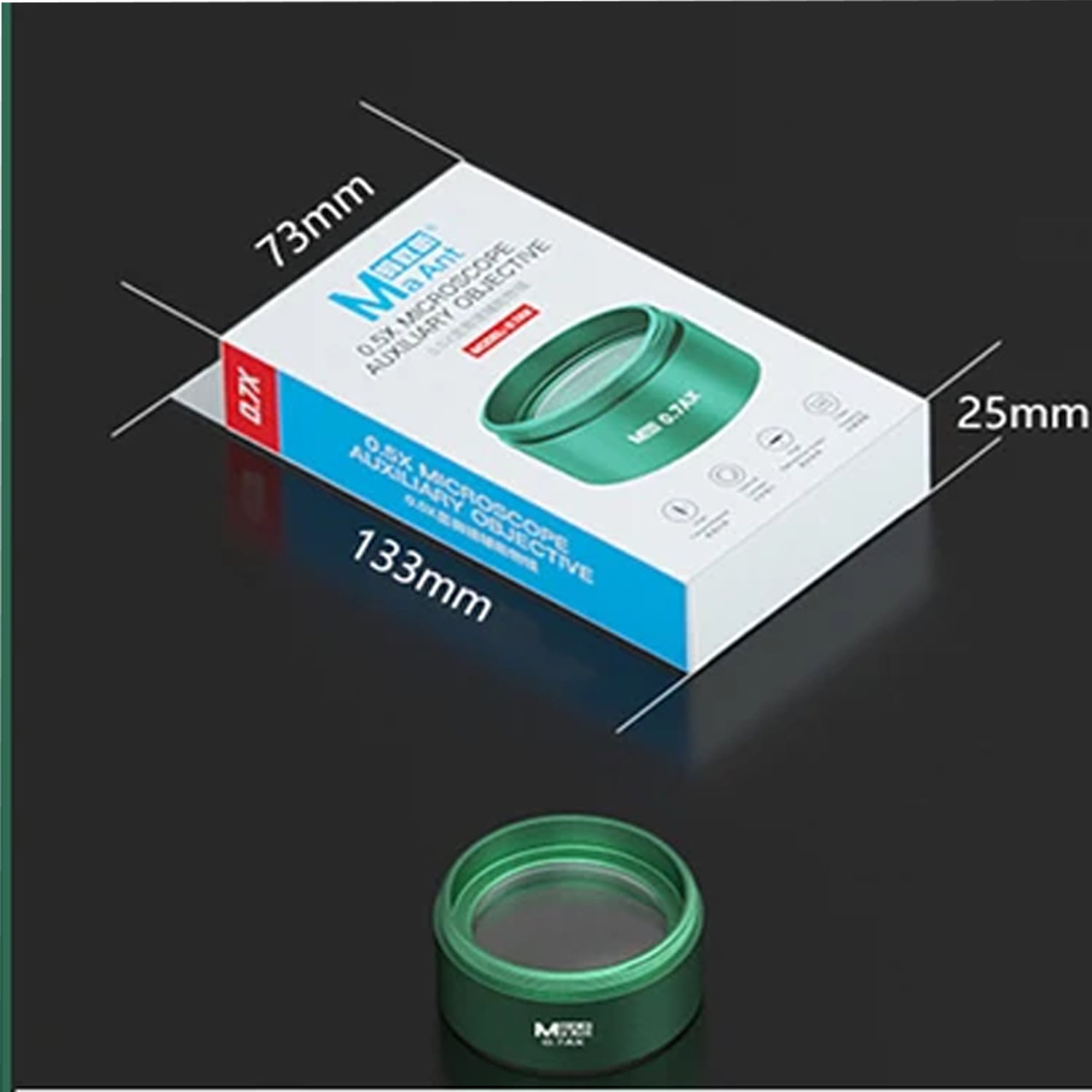 Lente Camara Barlow Microscopio 0.7Ax Ma Ant |+4,000 reseñas 4.9/5 | recibe en 2 días