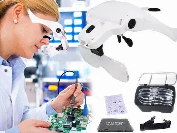 Lentes Lupa Googles Luz Led 5 Aumentos Amplificador |+4,000 reseñas 4.9/5 | recibe en 2 días