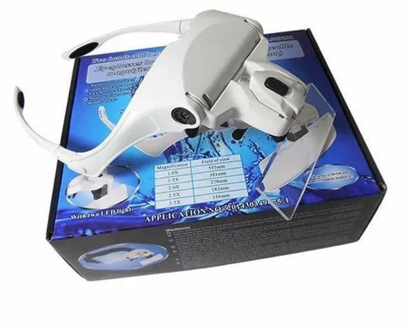 Lentes Lupa Googles Luz Led 5 Aumentos Amplificador |+4,000 reseñas 4.9/5 | recibe en 2 días