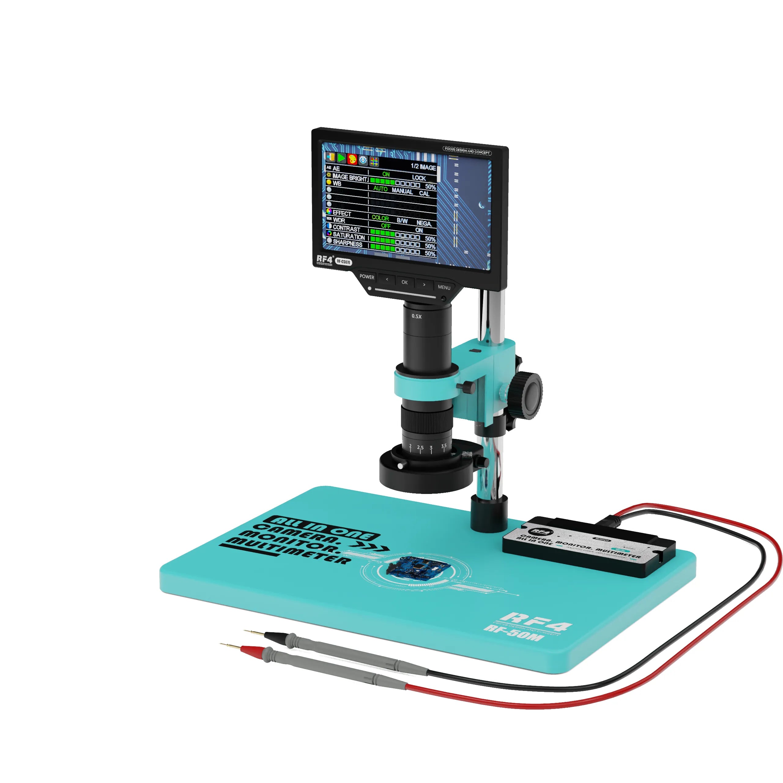 Microscopio + Multimetro Rf4 Rf-50M |+4,000 reseñas 4.9/5 | recibe en 2 días