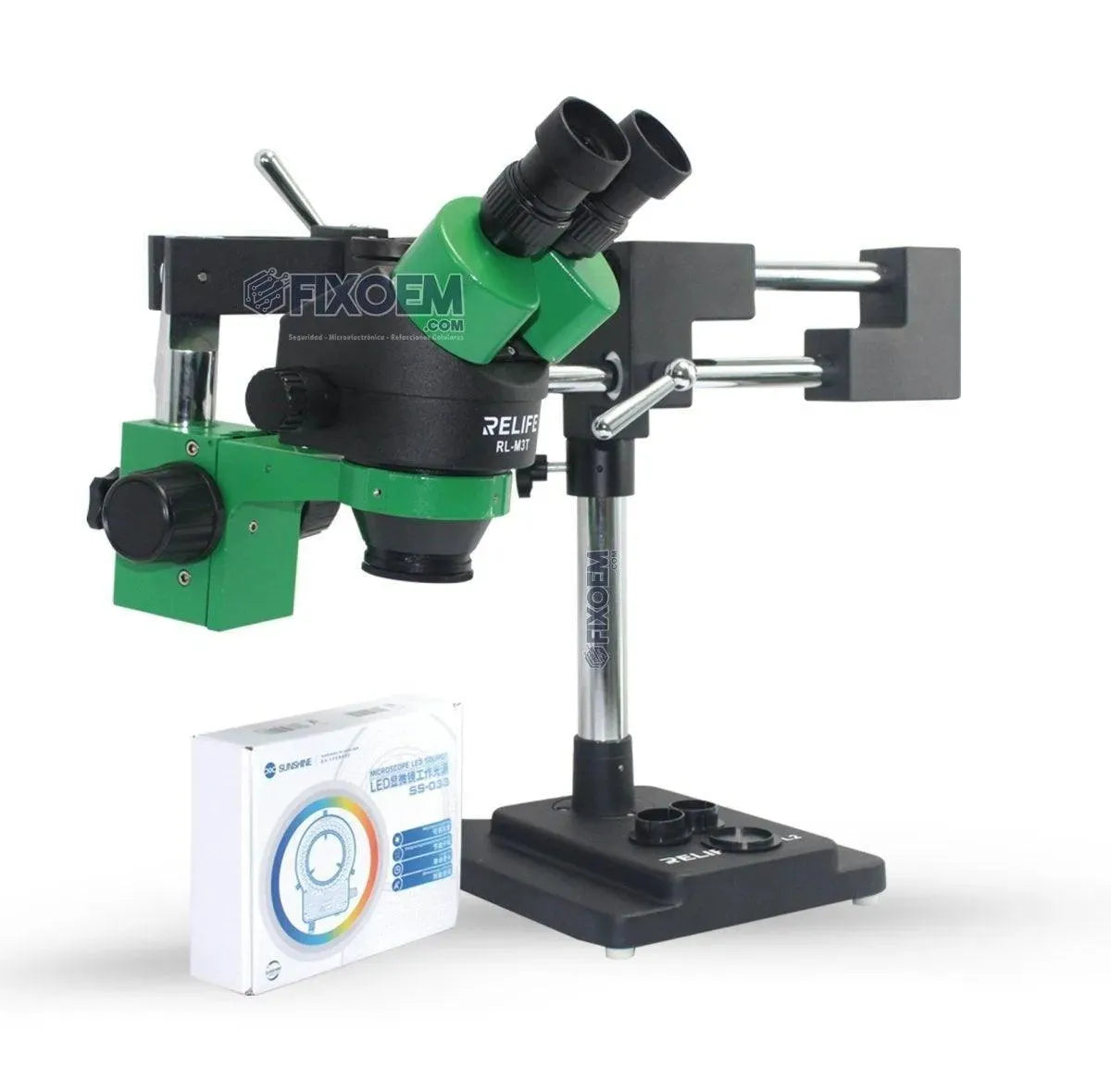 Microscopio Relife M3T-Stl2 Brazo Articulado Trinocular |+4,000 reseñas 4.9/5 | recibe en 2 días