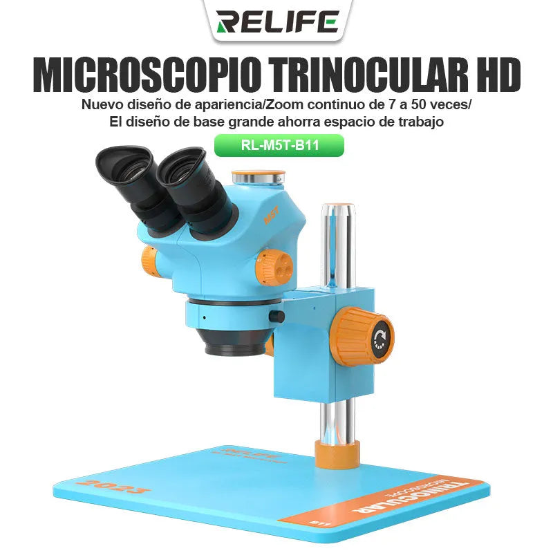 Microscopio Relife Trinocular Hd Rl-M5T B11 |+4,000 reseñas 4.9/5 | recibe en 2 días
