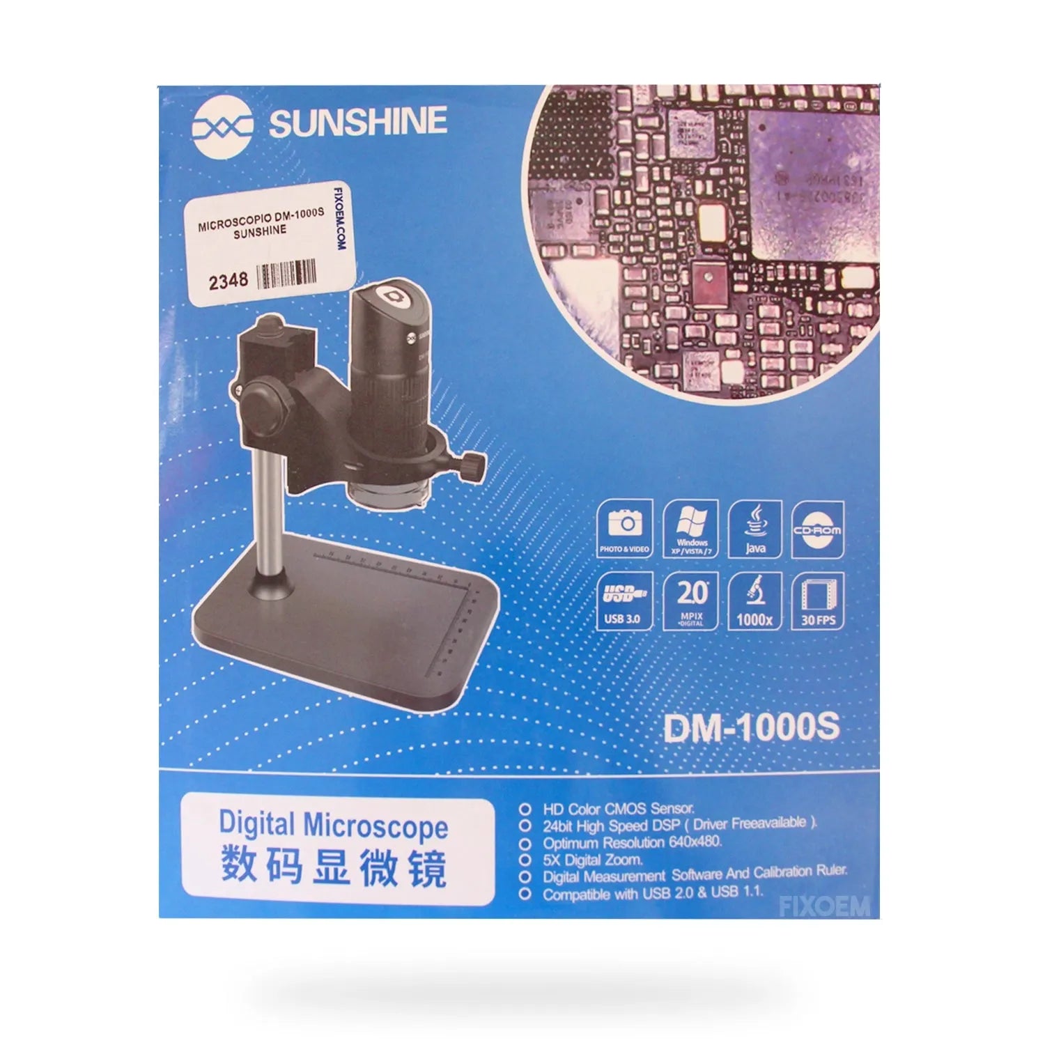 Microscopio Sunshine Dm-1000S |+4,000 reseñas 4.9/5 | recibe en 2 días