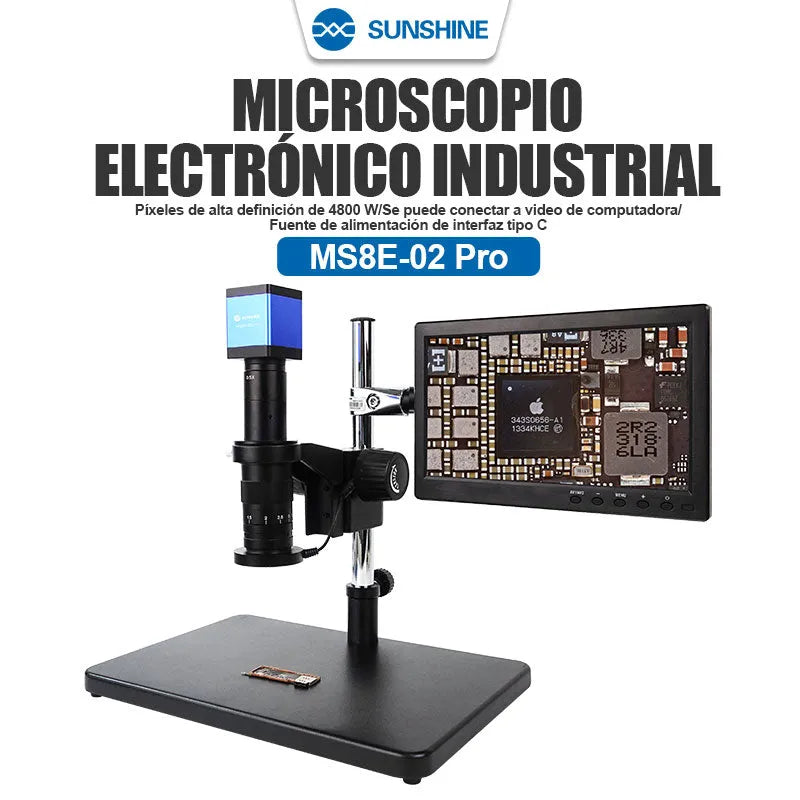 Microscopio Sunshine Electronico Ms8E-02 Pro |+4,000 reseñas 4.9/5 | recibe en 2 días