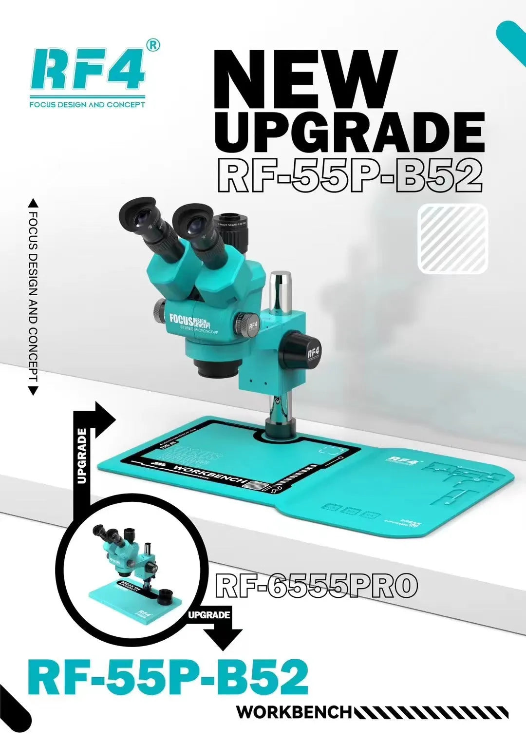 Microscopio Trinocular Rf4 Rf-55P-B52 |+4,000 reseñas 4.9/5 | recibe en 2 días