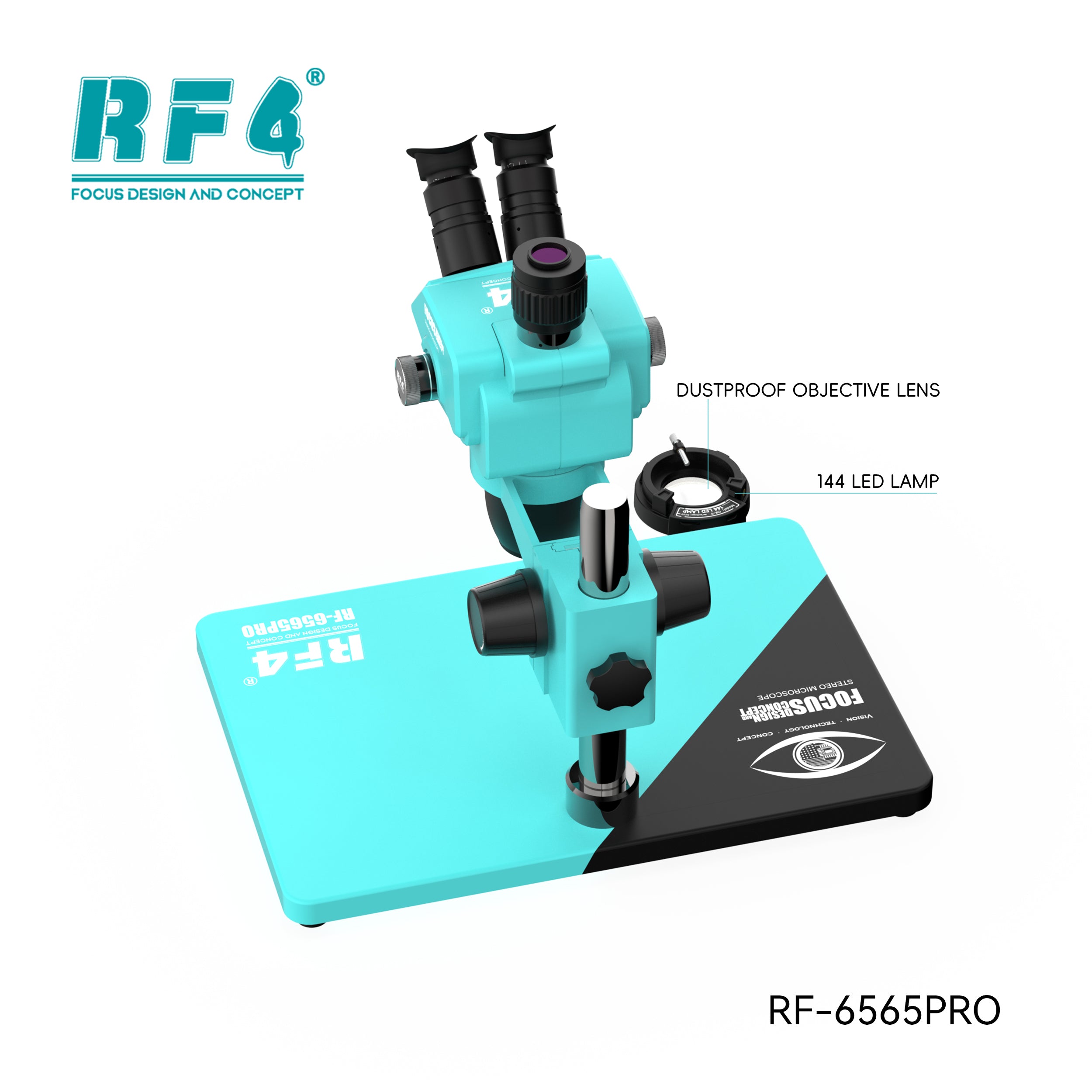 Microscopio Trinocular Rf4 Rf-6565 Pro
