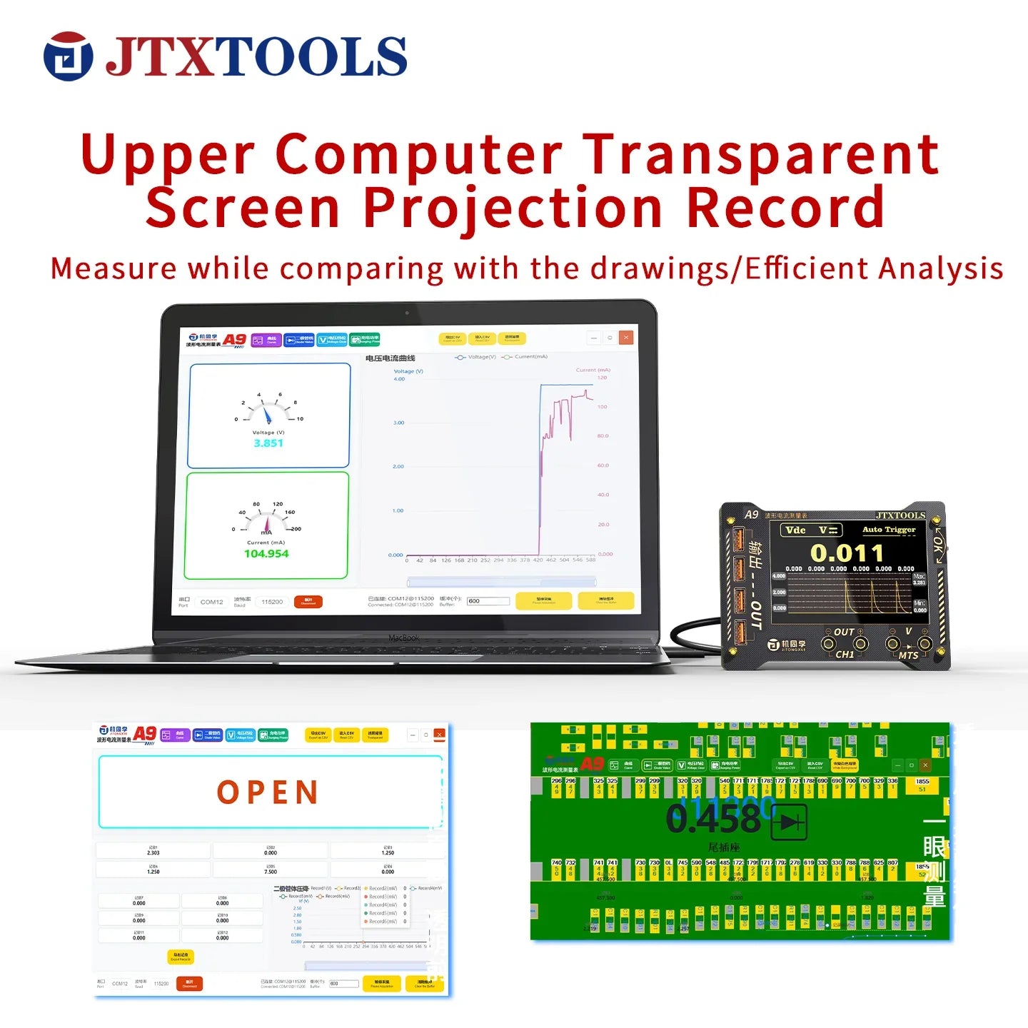 Multimetro Digital Amperimetro tester consumos JTX A9 |+4,000 reseñas 4.9/5 | recibe en 2 días