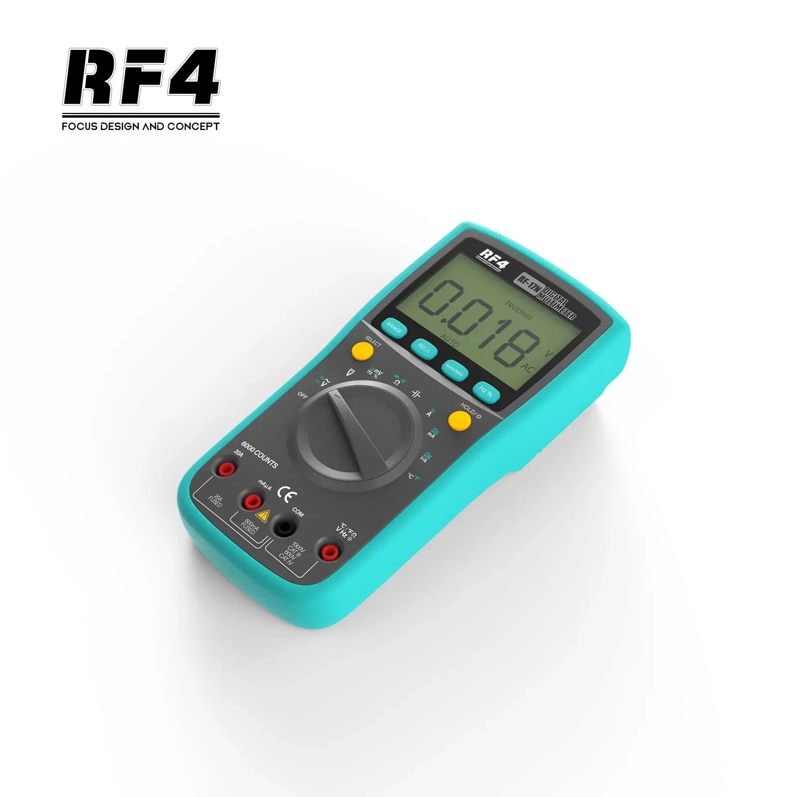 Multimetro Rf4 Rf-17N dt17 Autorango |+5,000 reseñas 4.9/5 | recibe express 2 días