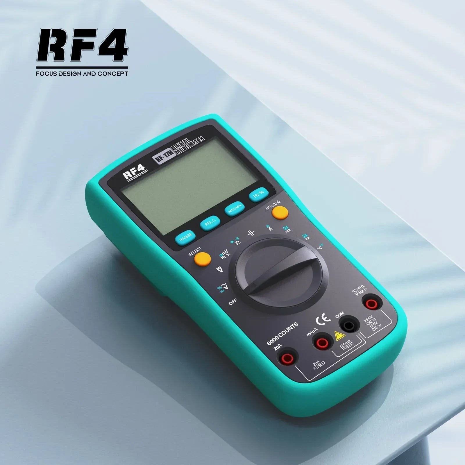 Multimetro Rf4 Rf-17N dt17 Autorango |+5,000 reseñas 4.9/5 | recibe express 2 días