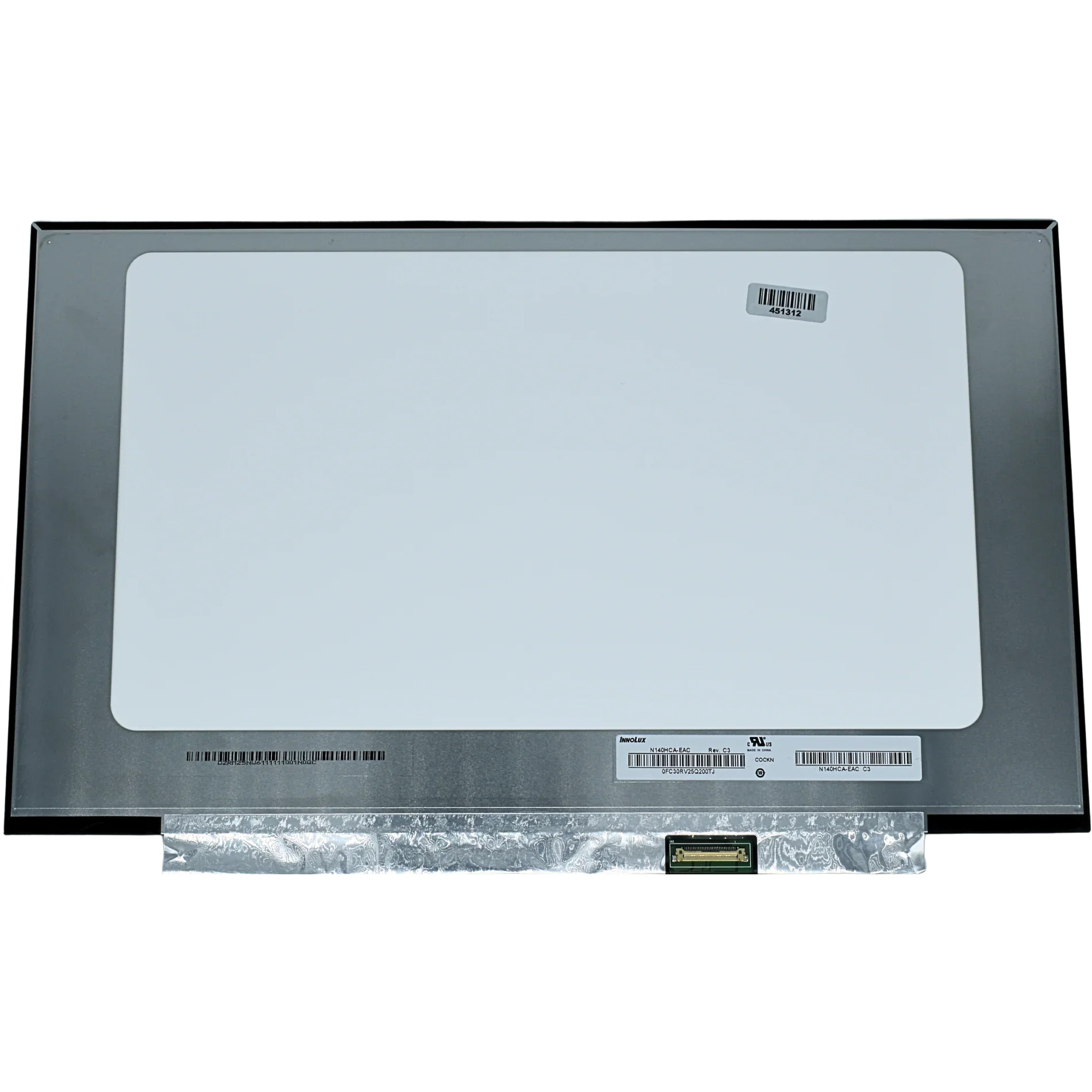 Pantalla LCD 14.0 LED FHD (1920x1080) EDP IPS Slim Conector Inferior Derecho 30P *SIN BRACKETS / BEZEL DELGADO |+4,000 reseñas 4.9/5 | recibe en 2 días